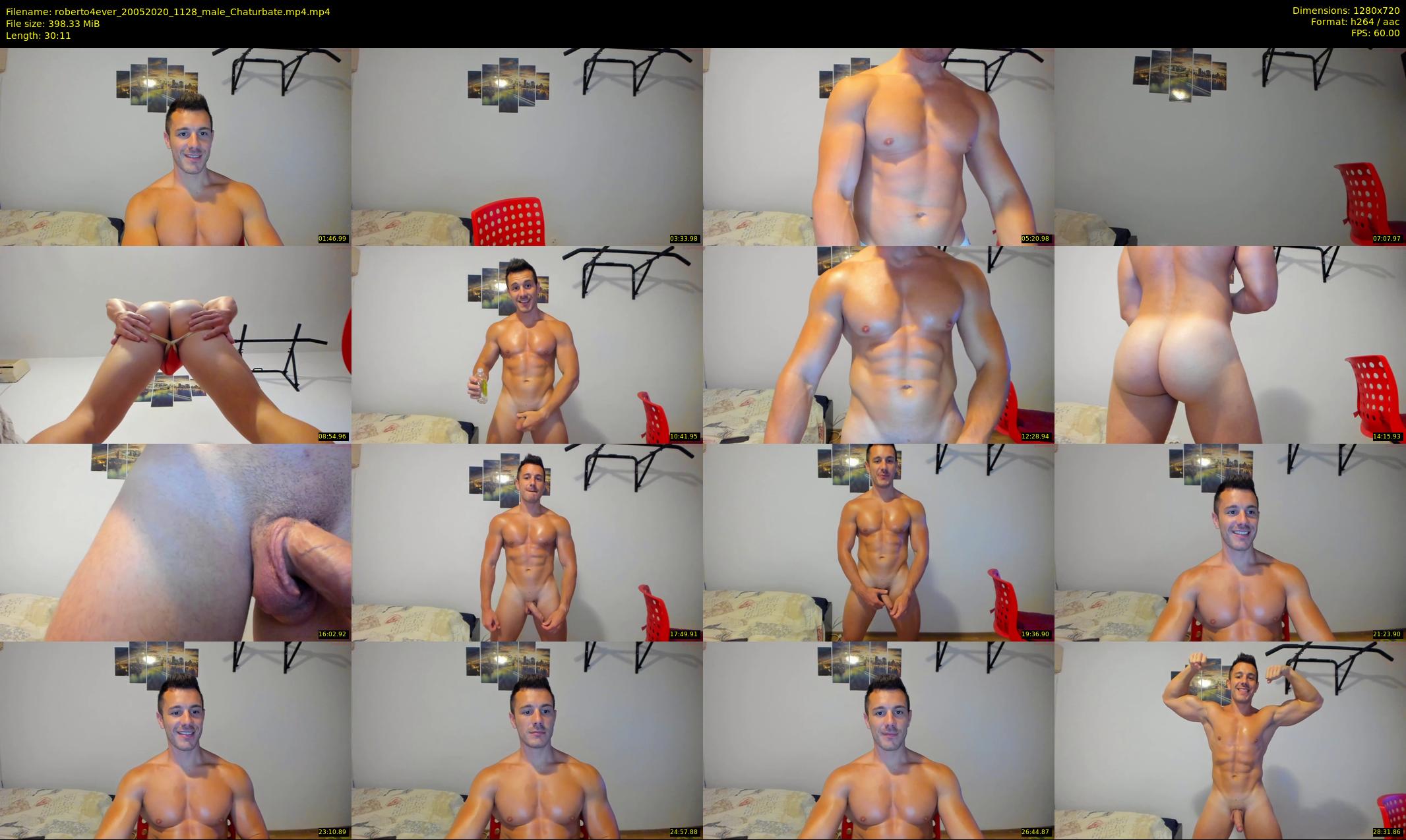 roberto4ever — 31 minute Chaturbate male cam show recording, 720p, May 20, 2020