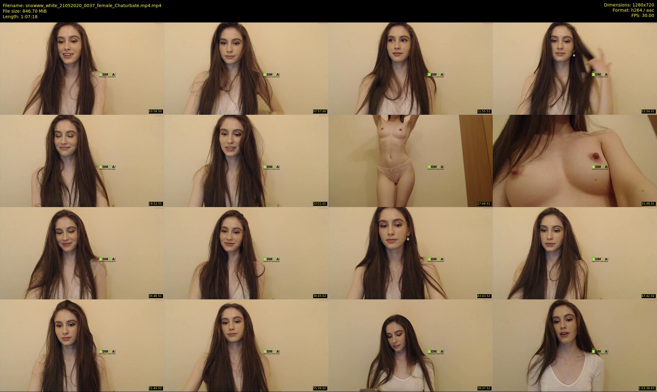 snowww_white — 68 minute Chaturbate female cam show recording, 720p, May 21, 2020