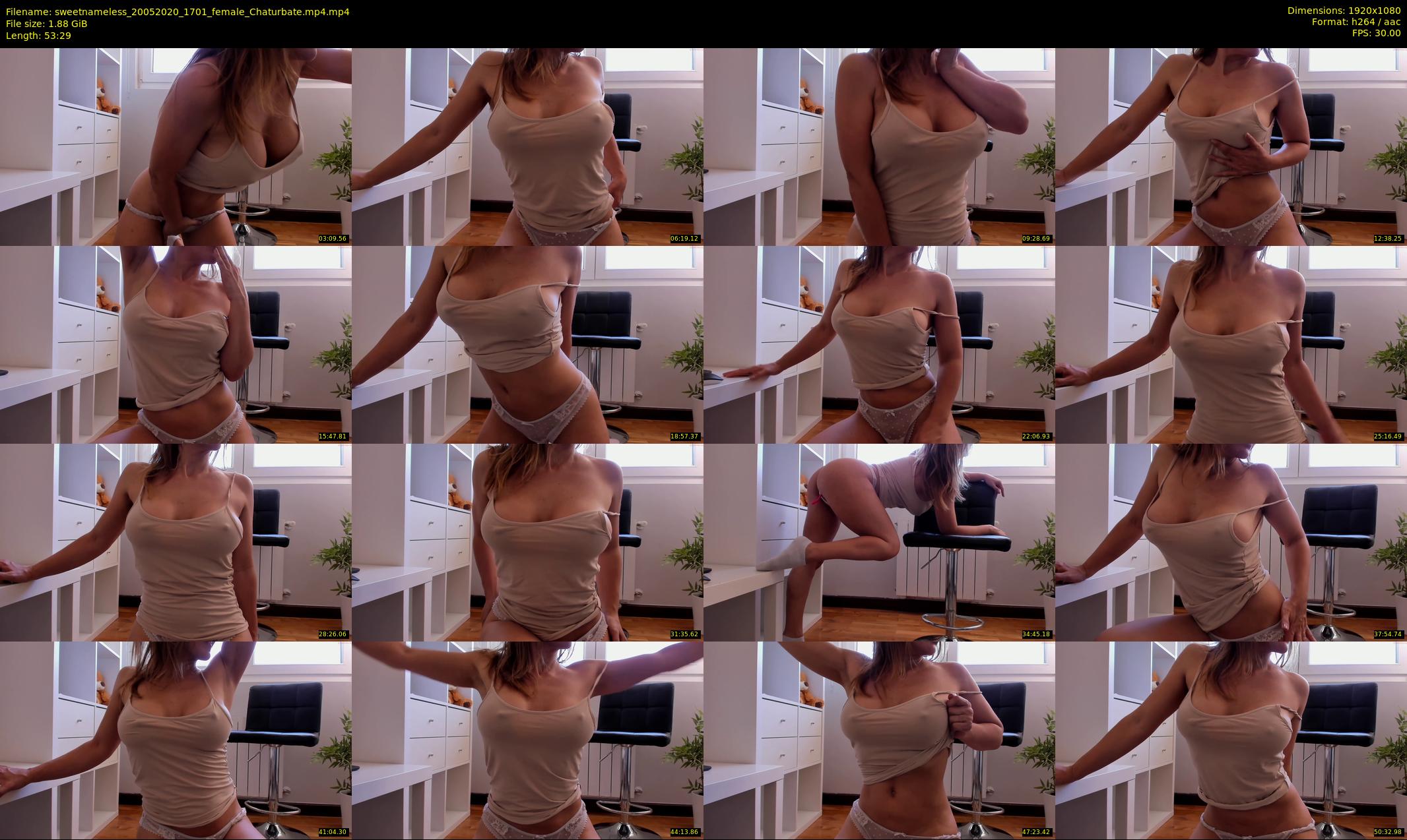 sweetnameless — 54 minute Chaturbate couple cam show recording, 1080p, May 20, 2020