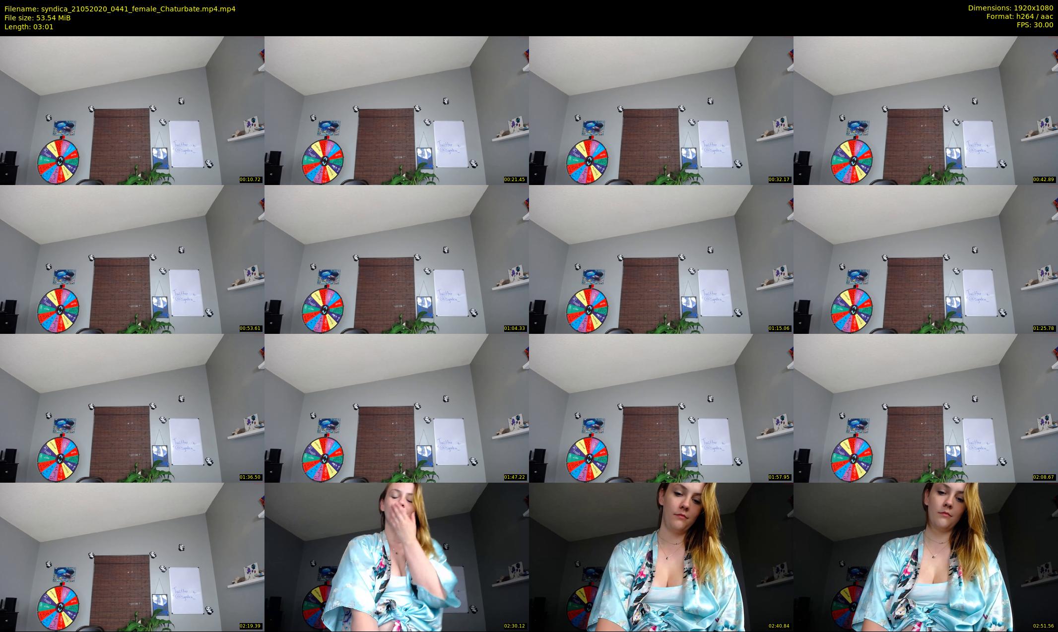 syndica — 4 minute Chaturbate female cam show recording, 1080p, May 21, 2020