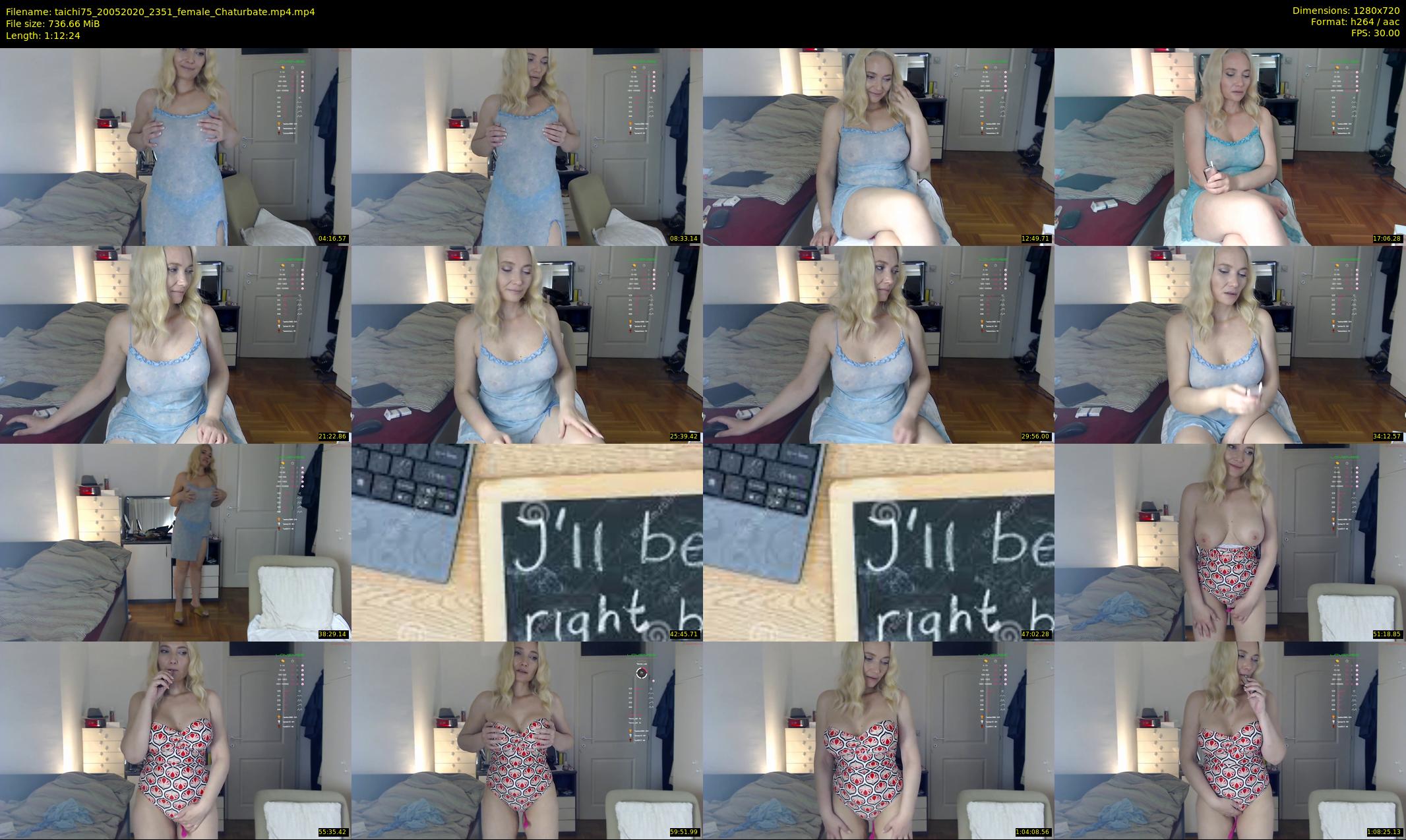 taichi75 — 73 minute Chaturbate female cam show recording, 720p, May 20, 2020