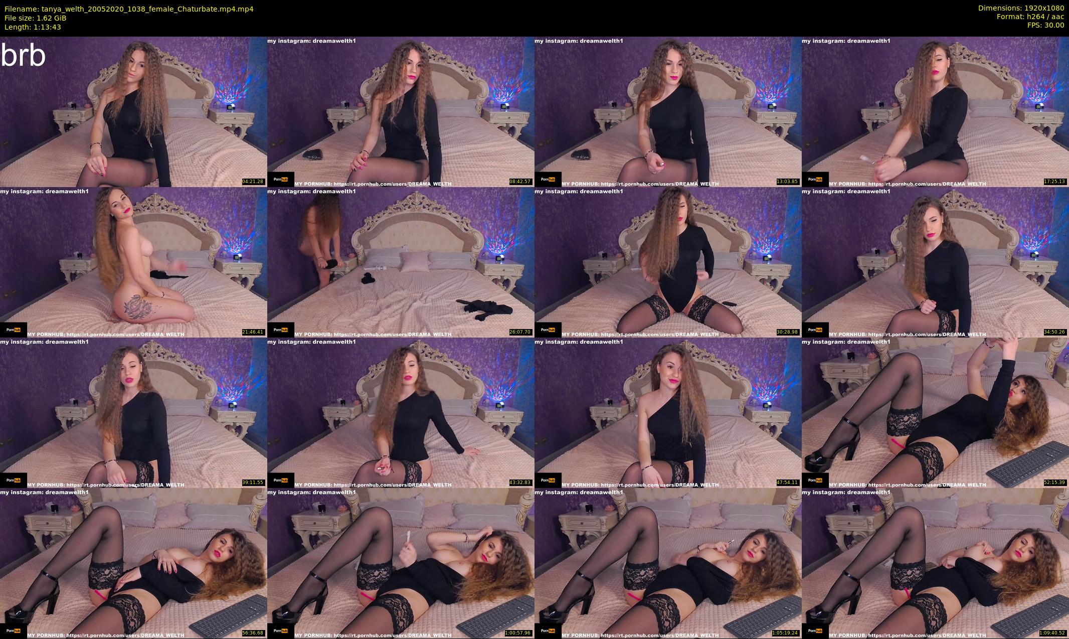 tanya_welth — 74 minute Chaturbate female cam show recording, 1080p, May 20, 2020