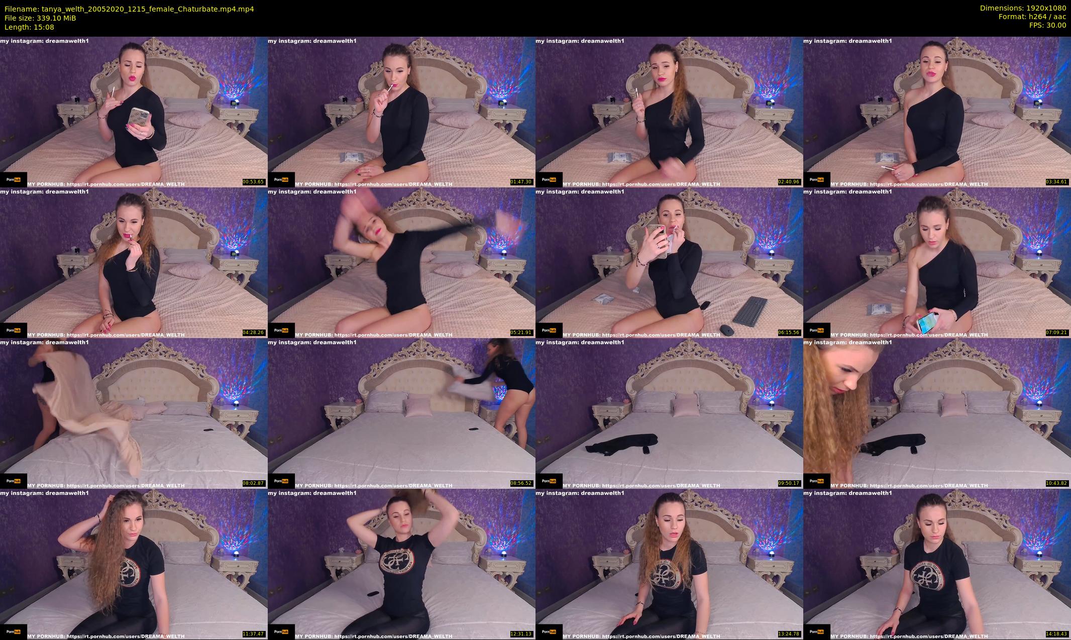 tanya_welth — 16 minute Chaturbate female cam show recording, 1080p, May 20, 2020