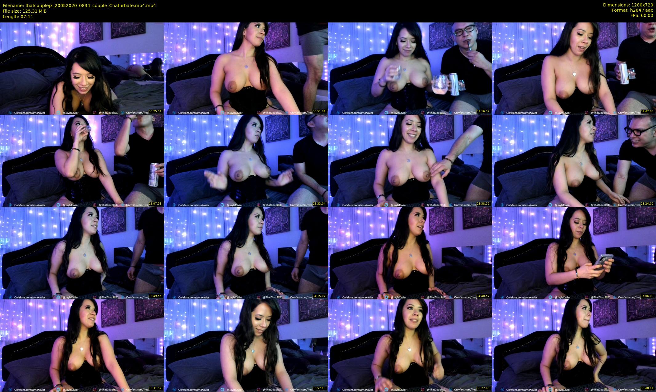 thatcouplejx — 8 minute Chaturbate couple cam show recording, 720p, May 20, 2020