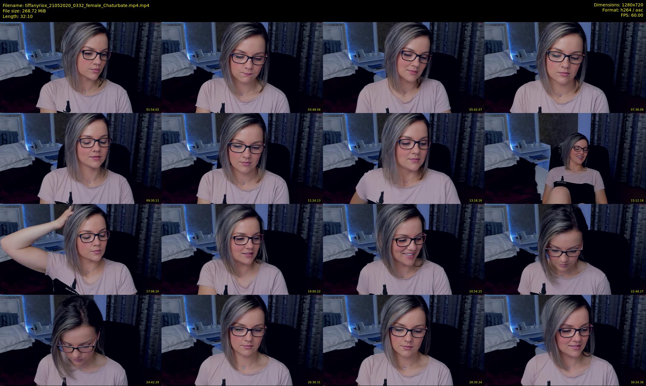 tiffanyriox — 33 minute Chaturbate female cam show recording, 720p, May 21, 2020