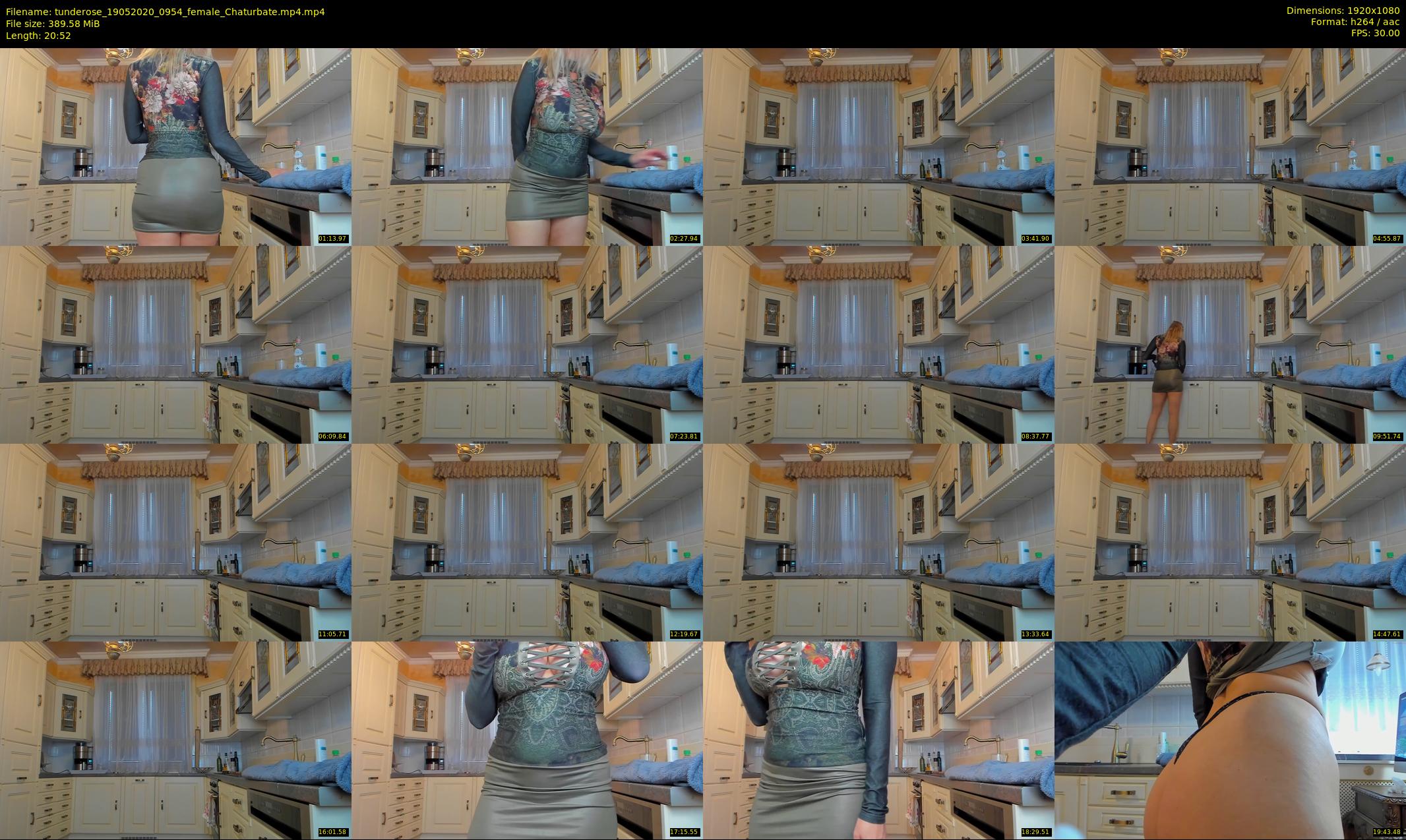 tunderose — 21 minute Chaturbate female cam show recording, 1080p, May 19, 2020