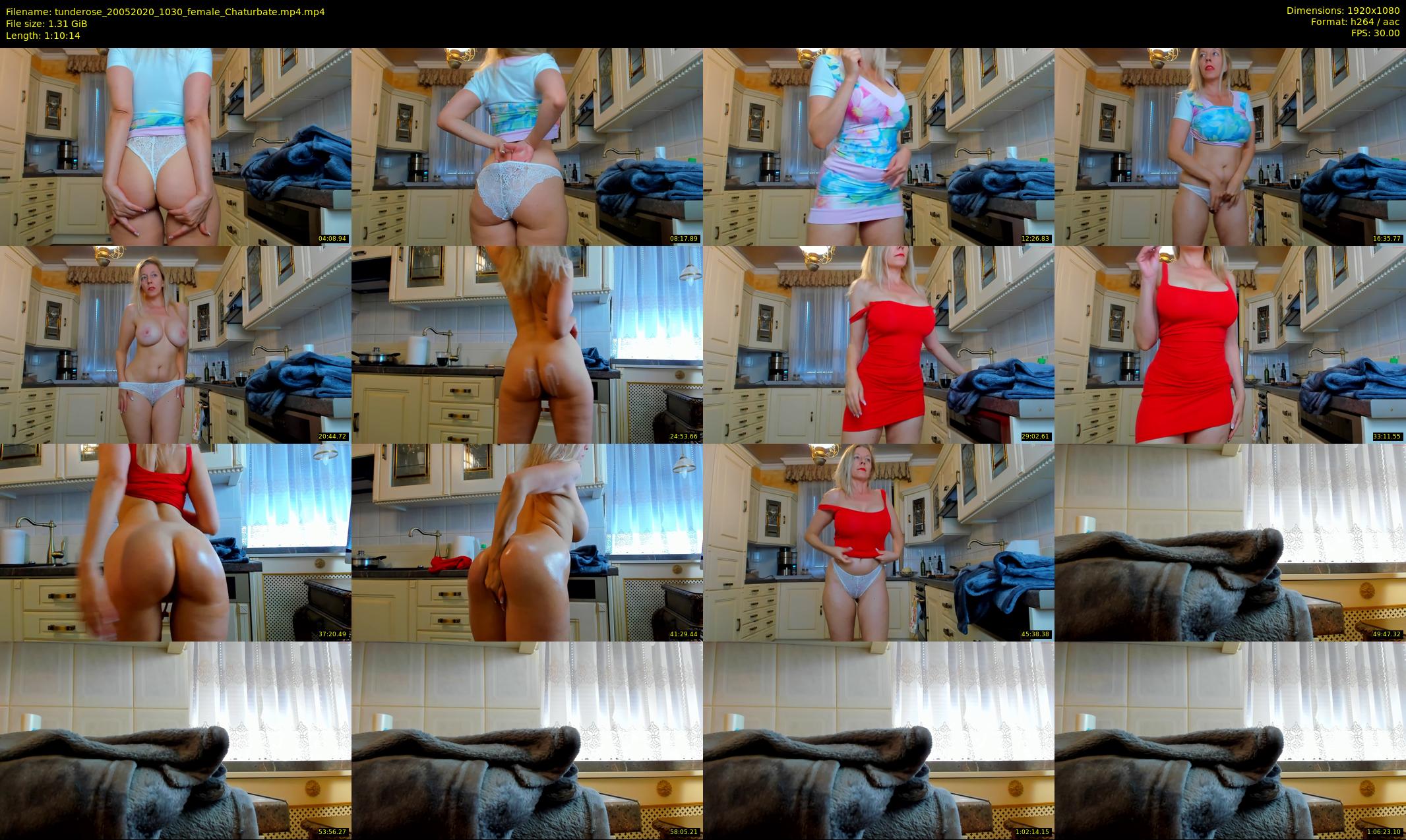 tunderose — 71 minute Chaturbate female cam show recording, 1080p, May 20, 2020