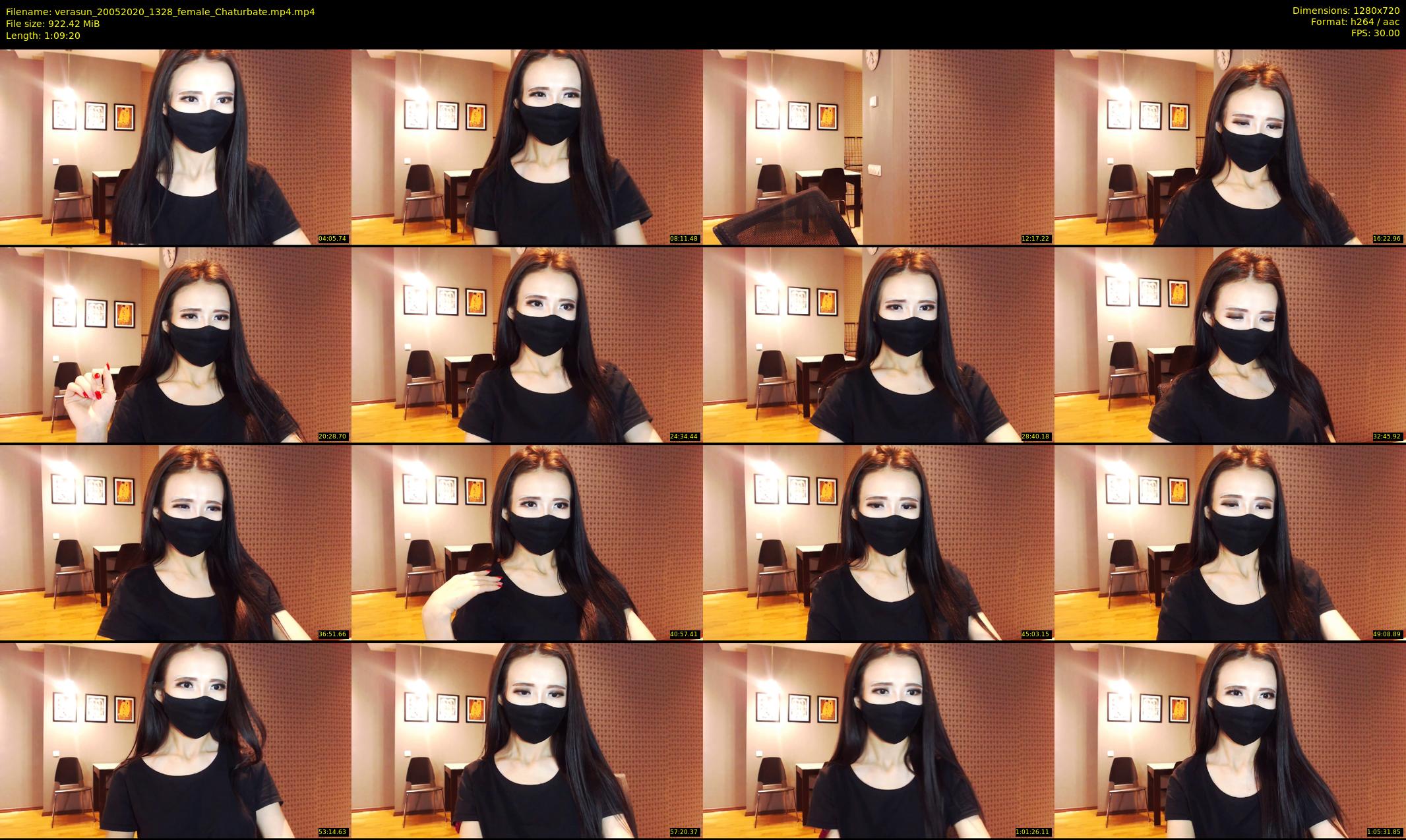verasun — 70 minute Chaturbate female cam show recording, 720p, May 20, 2020