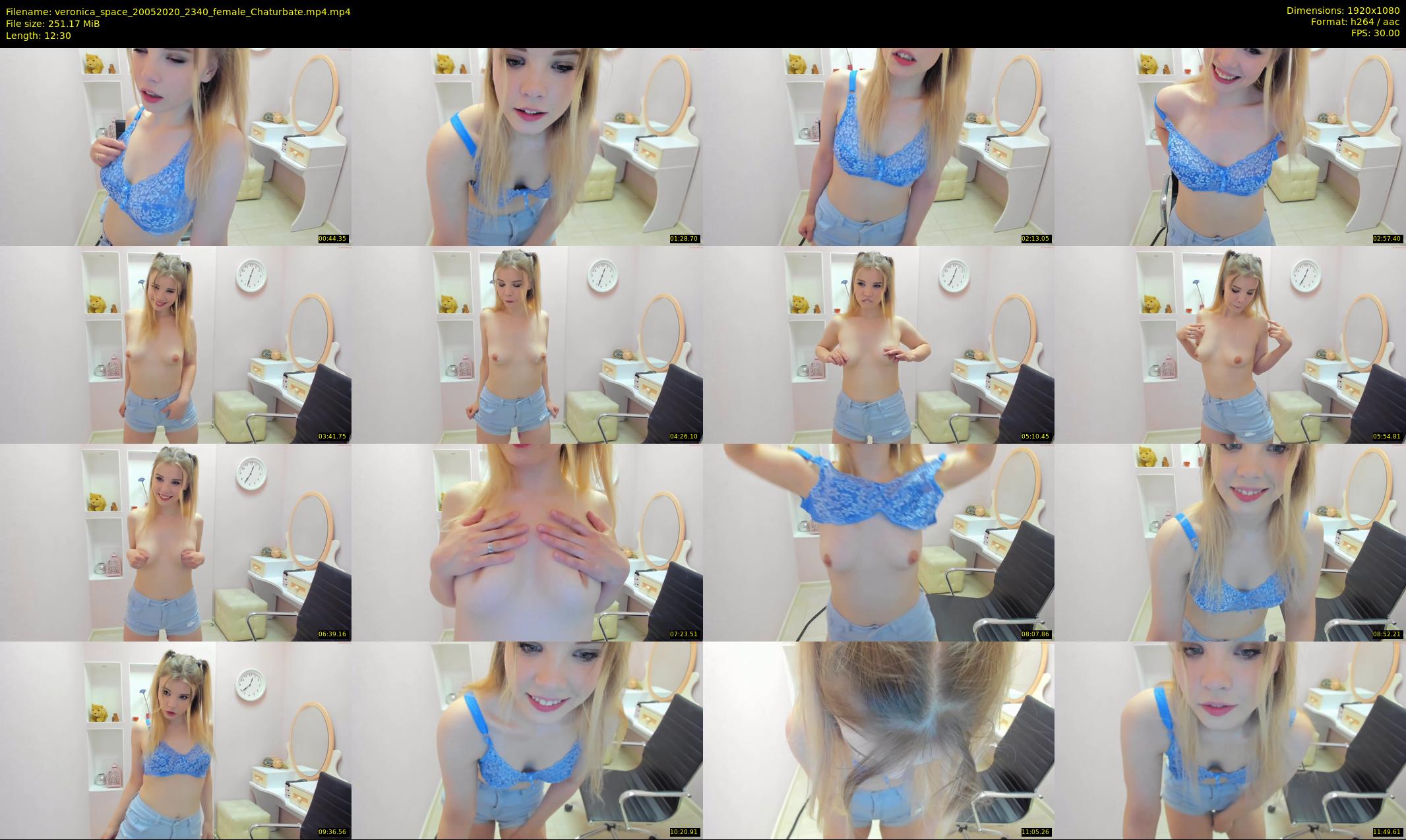 veronica_space — 13 minute Chaturbate female cam show recording, 1080p, May 20, 2020
