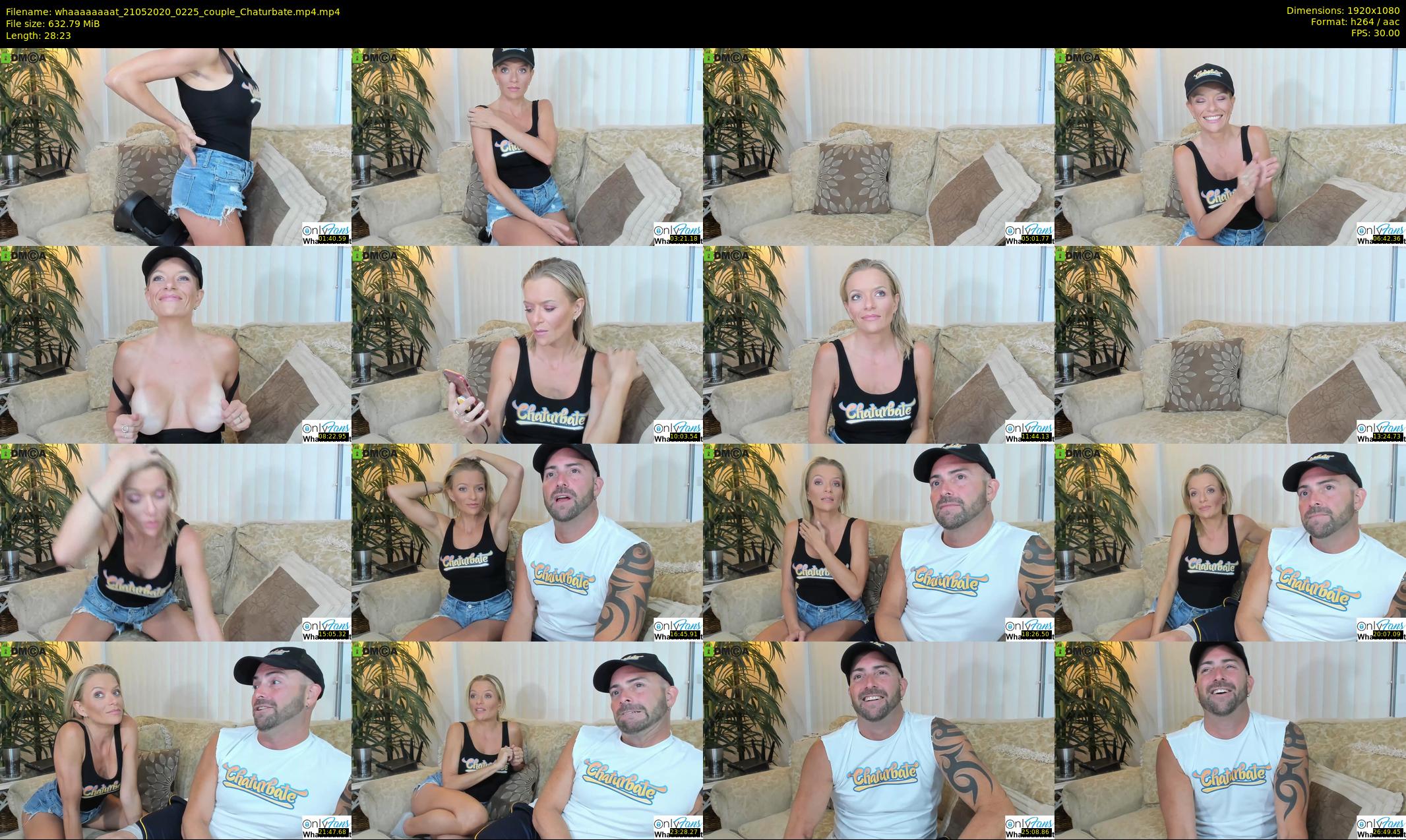 whaaaaaaaat — 29 minute Chaturbate couple cam show recording, 1080p, May 21, 2020