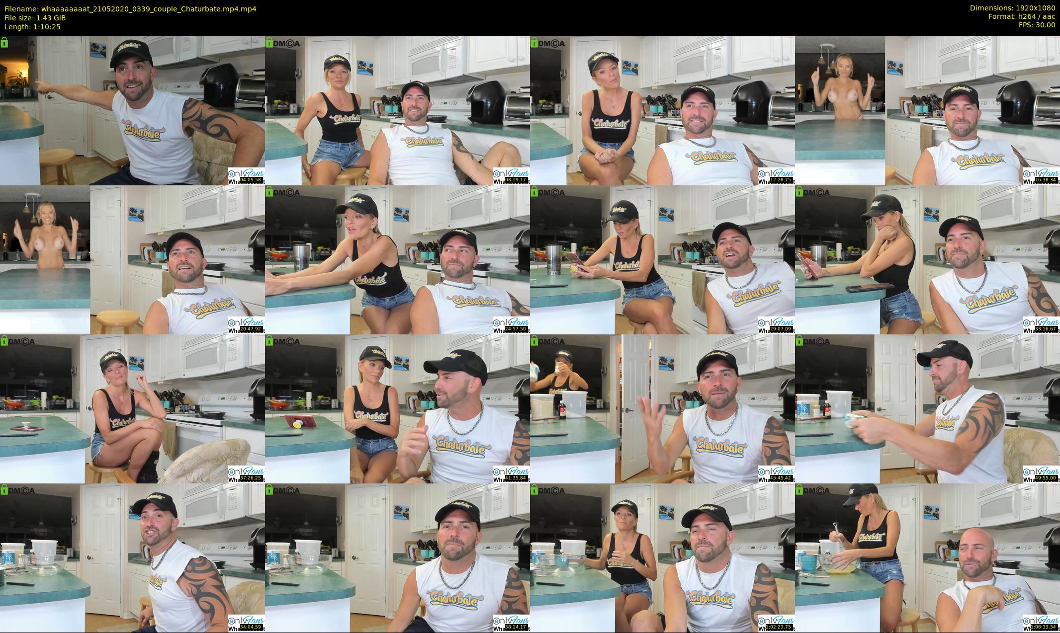 whaaaaaaaat — 71 minute Chaturbate couple cam show recording, 1080p, May 21, 2020