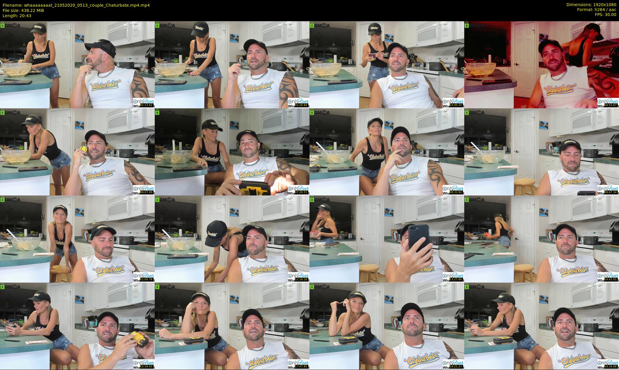 whaaaaaaaat — 21 minute Chaturbate couple cam show recording, 1080p, May 21, 2020
