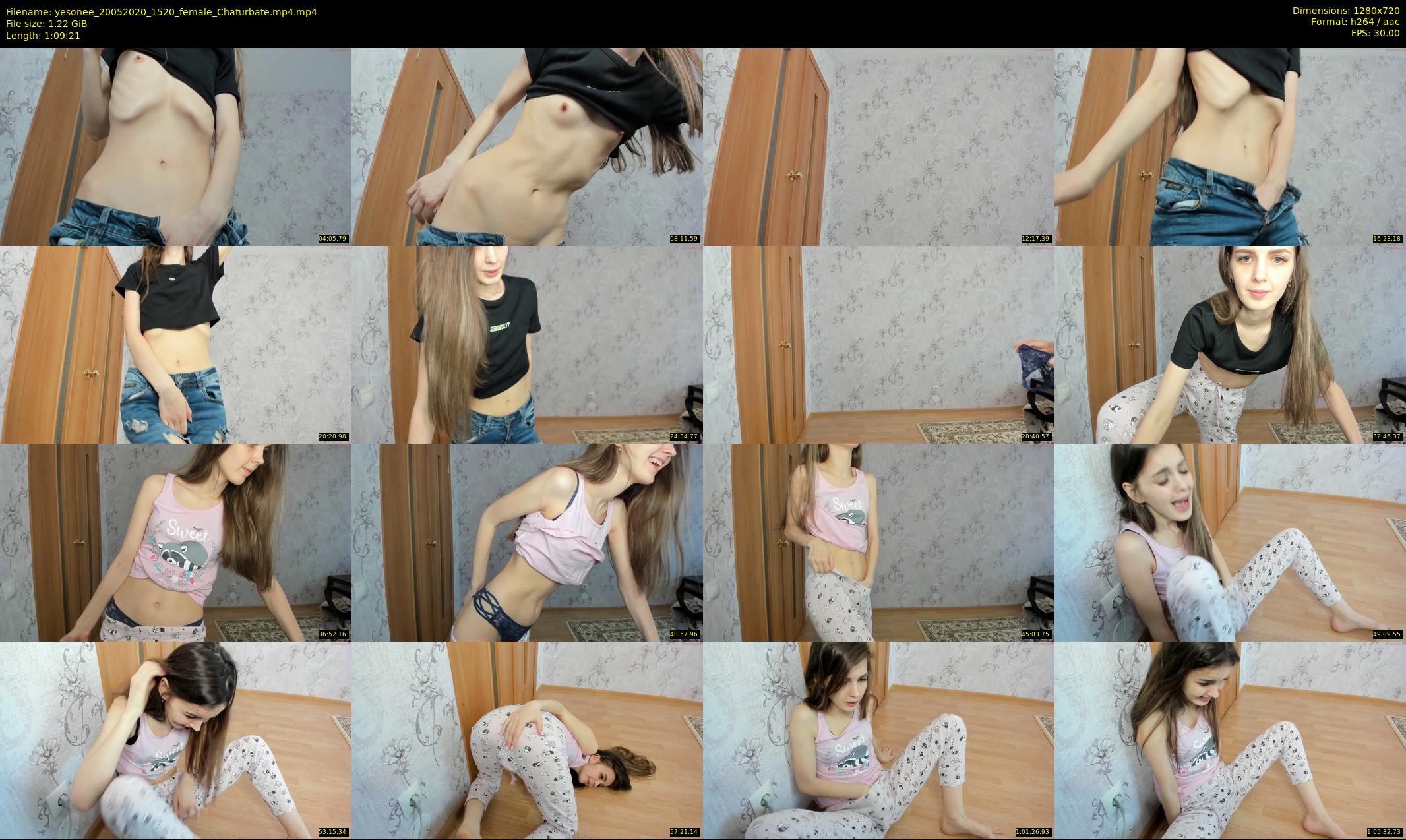 yesonee — 70 minute Chaturbate female cam show recording, 720p, May 20, 2020