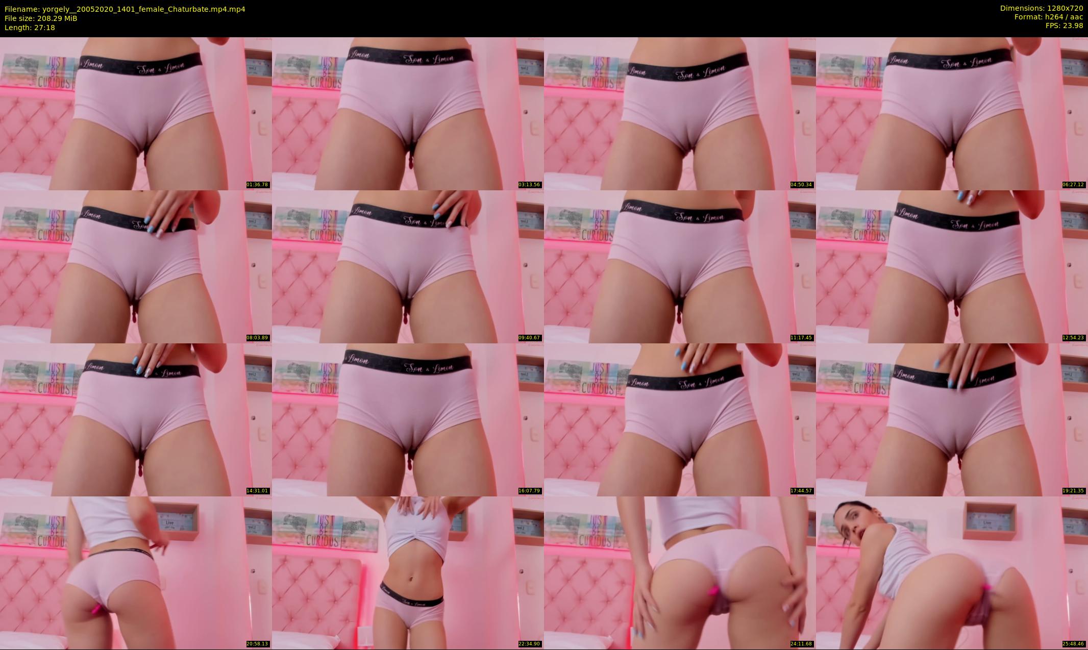 yorgely_ — 28 minute Chaturbate female cam show recording, 720p, May 20, 2020