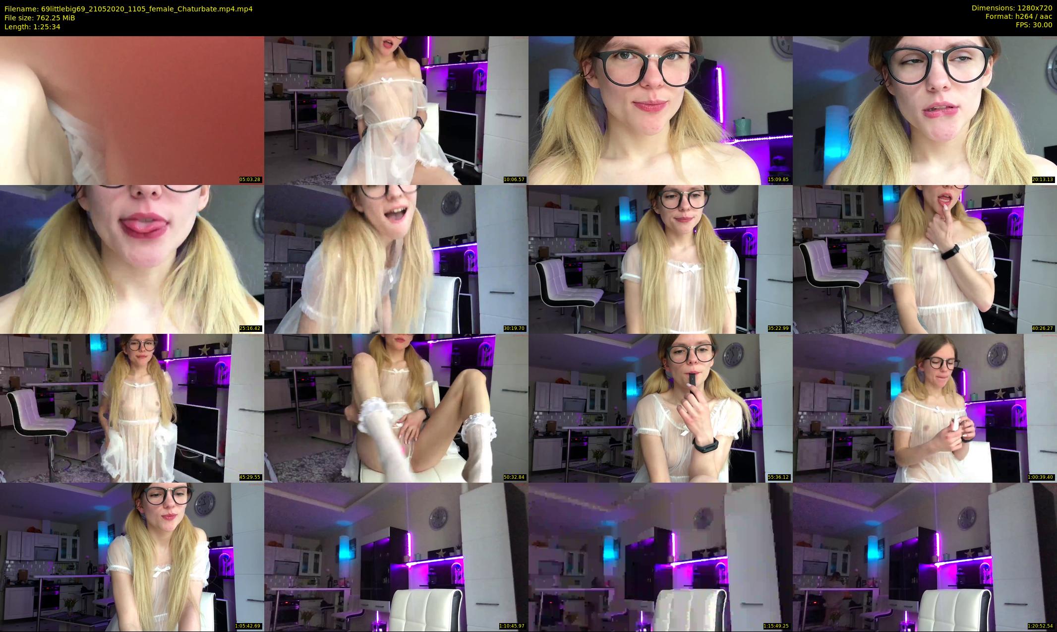 69littlebig69 — 86 minute Chaturbate couple cam show recording, 720p, May 21, 2020