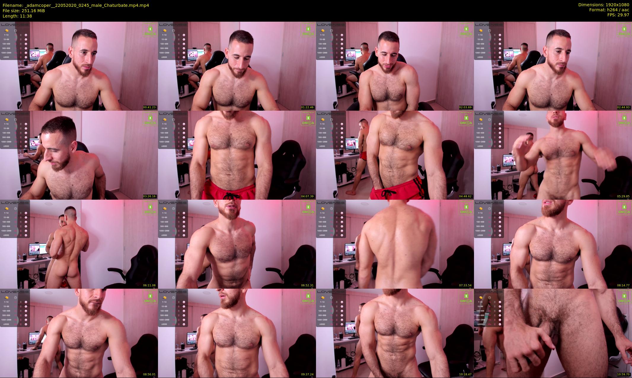 _adamcoper_ — 12 minute Chaturbate male cam show recording, 1080p, May 22, 2020
