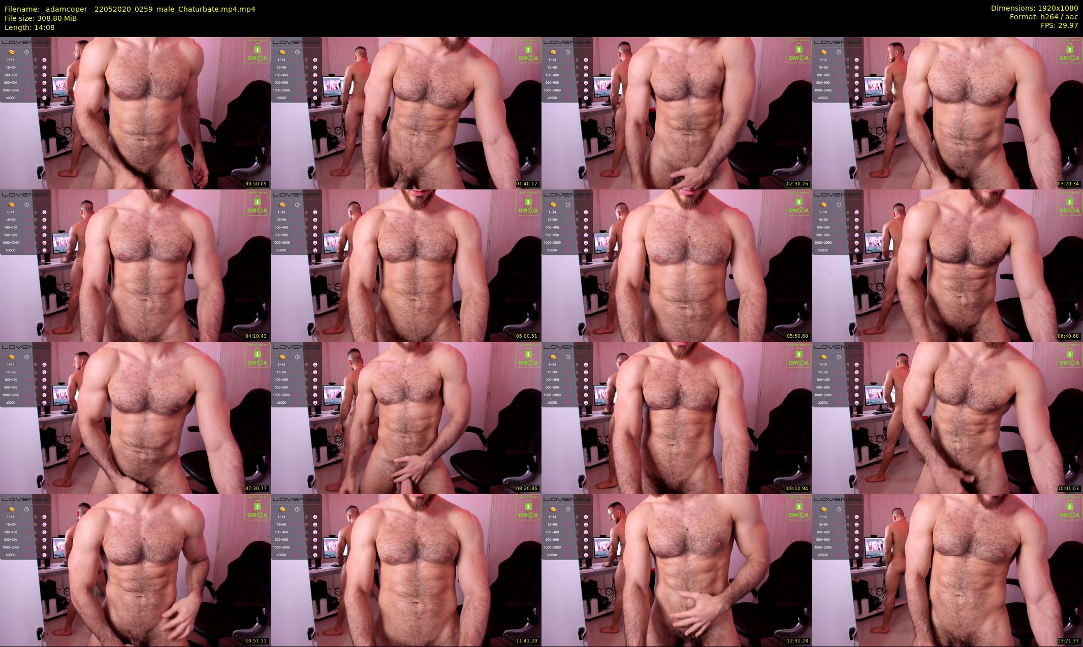 _adamcoper_ — 15 minute Chaturbate male cam show recording, 1080p, May 22, 2020