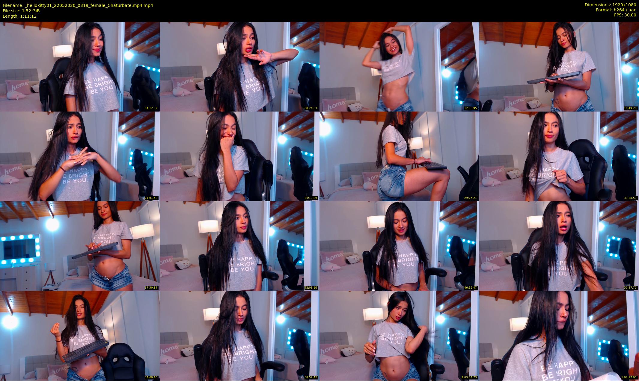 _hellokitty01 — 72 minute Chaturbate female cam show recording, 1080p, May 22, 2020
