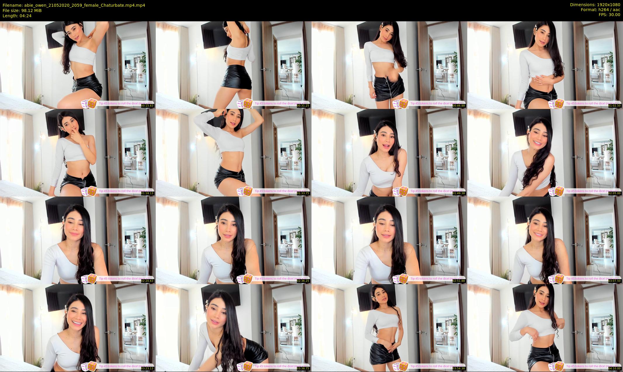 abie_owen — 5 minute Chaturbate female cam show recording, 1080p, May 21, 2020