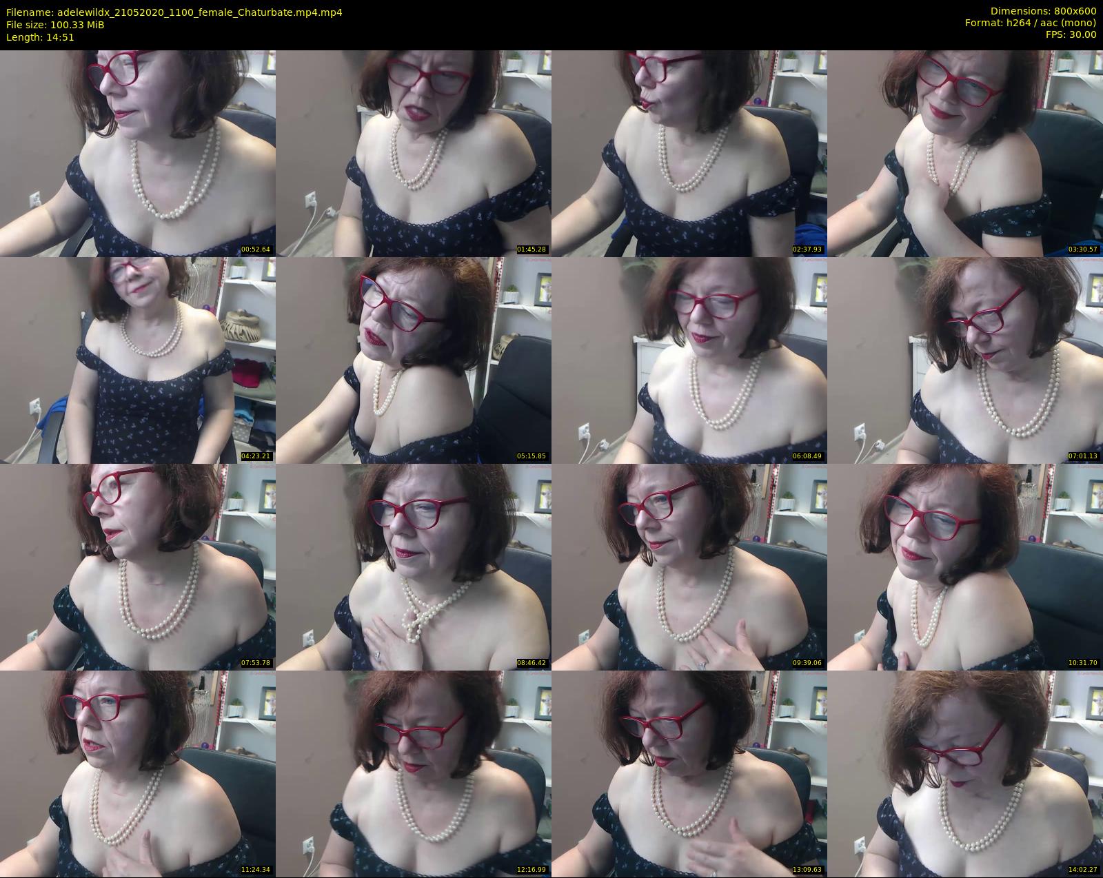 adelewildx — 15 minute Chaturbate female cam show recording, 480p, May 21, 2020