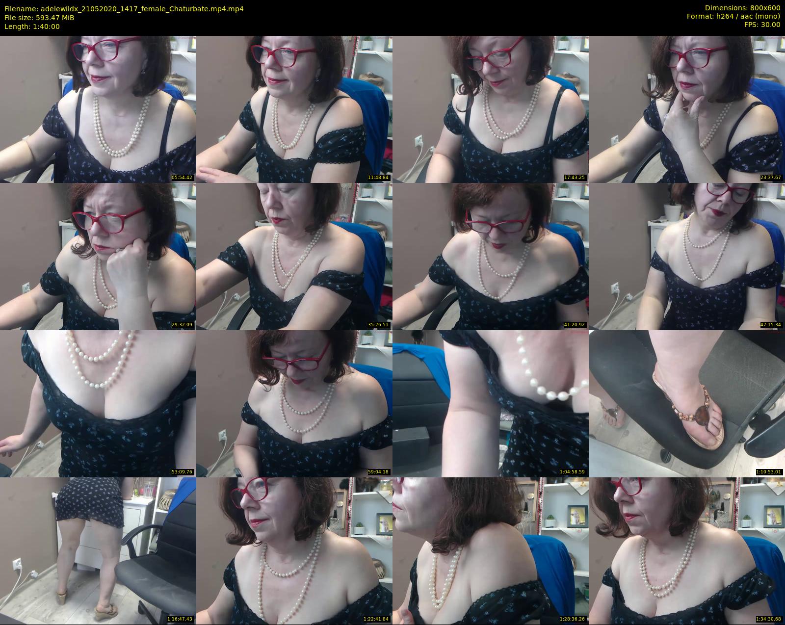 adelewildx — 100 minute Chaturbate female cam show recording, 480p, May 21, 2020
