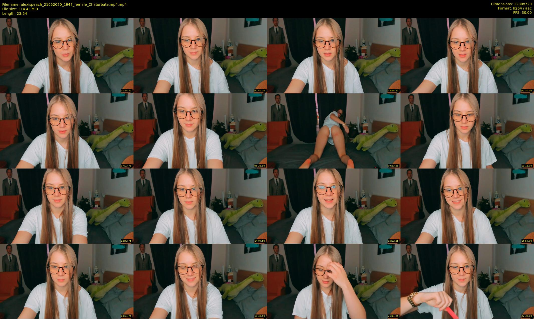 alexispeach — 24 minute Chaturbate female cam show recording, 720p, May 21, 2020