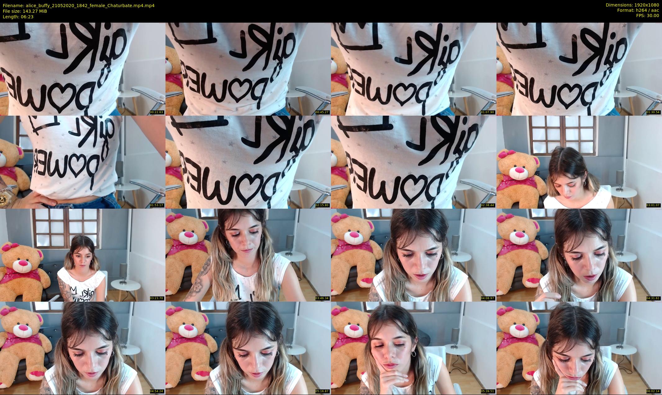 alice_buffy — 7 minute Chaturbate female cam show recording, 1080p, May 21, 2020