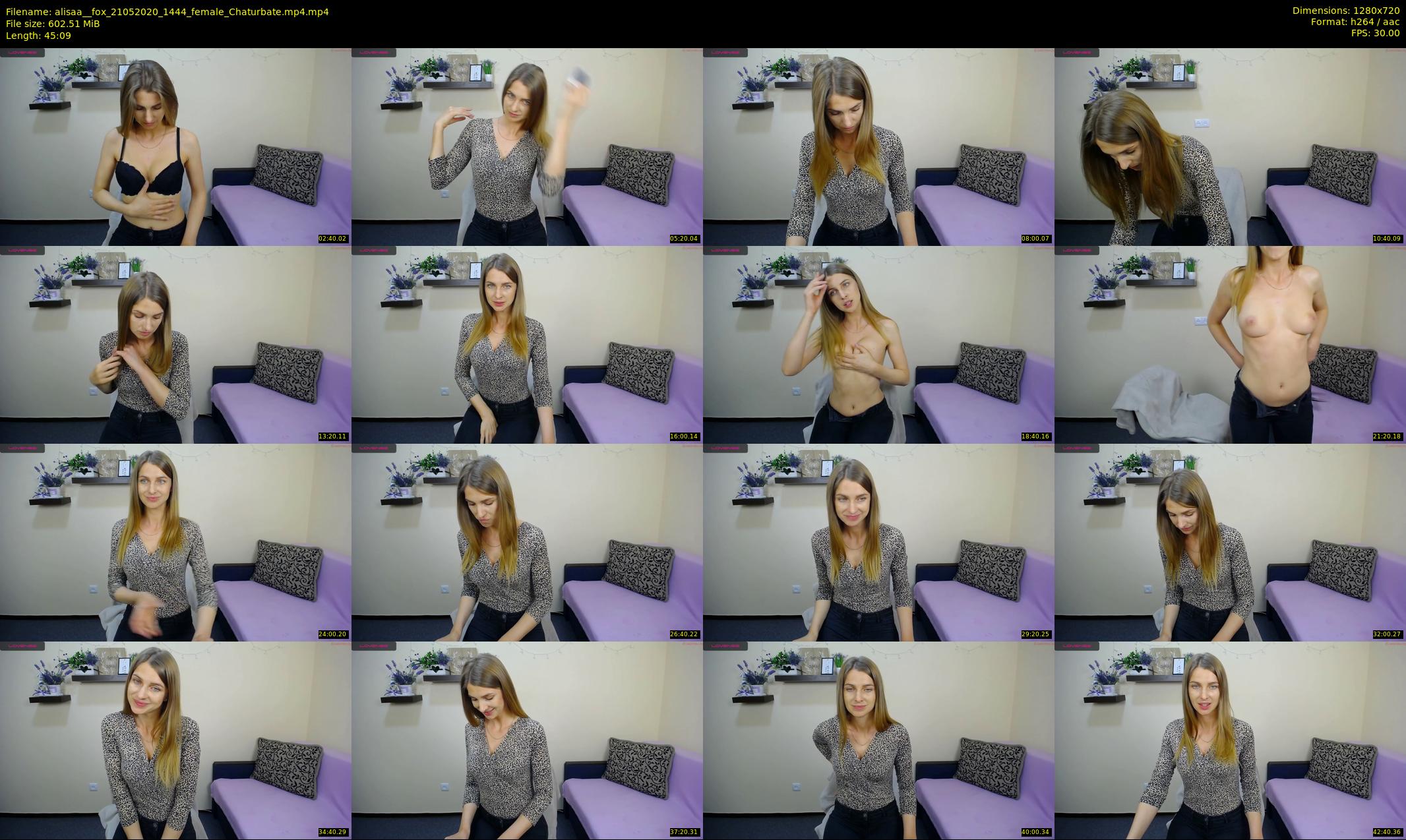 alisaa__fox — 46 minute Chaturbate female cam show recording, 720p, May 21, 2020