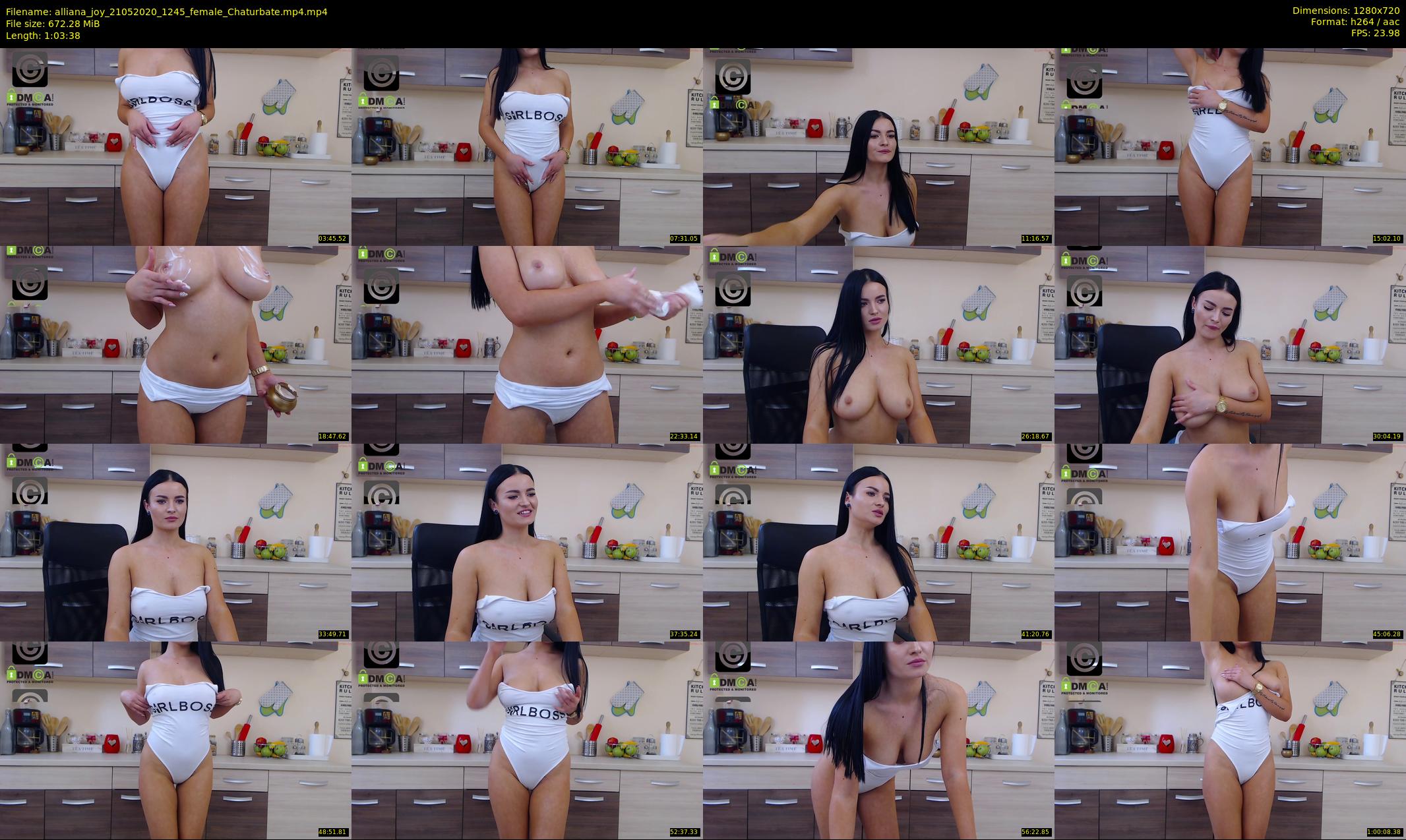 alliana_joy — 64 minute Chaturbate female cam show recording, 720p, May 21, 2020