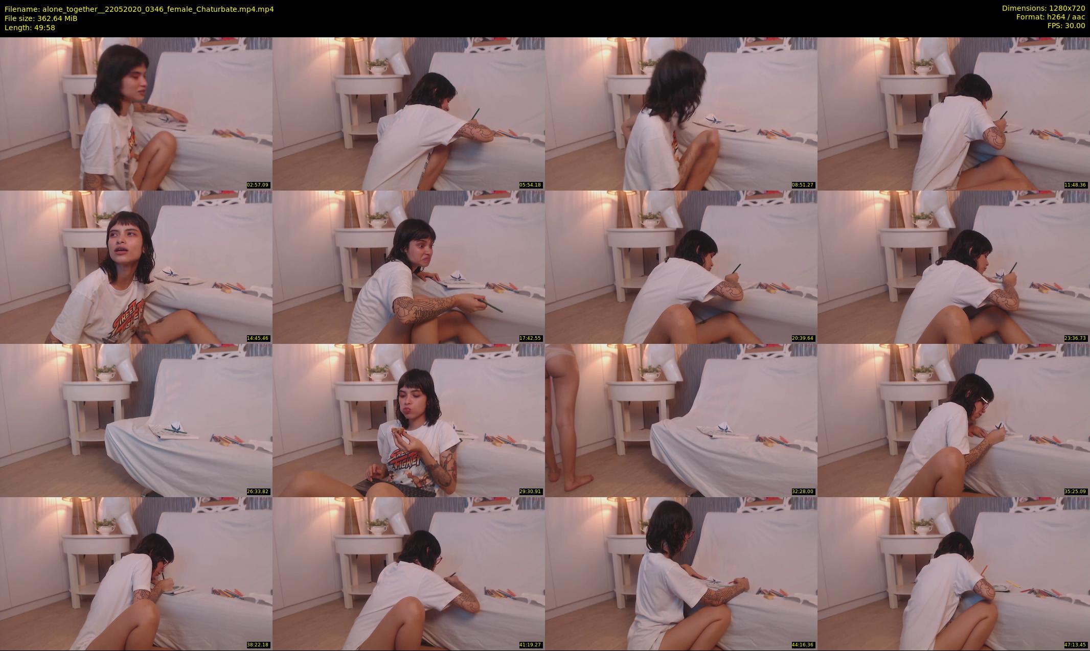 alone_together_ — 50 minute Chaturbate female cam show recording, 720p, May 22, 2020