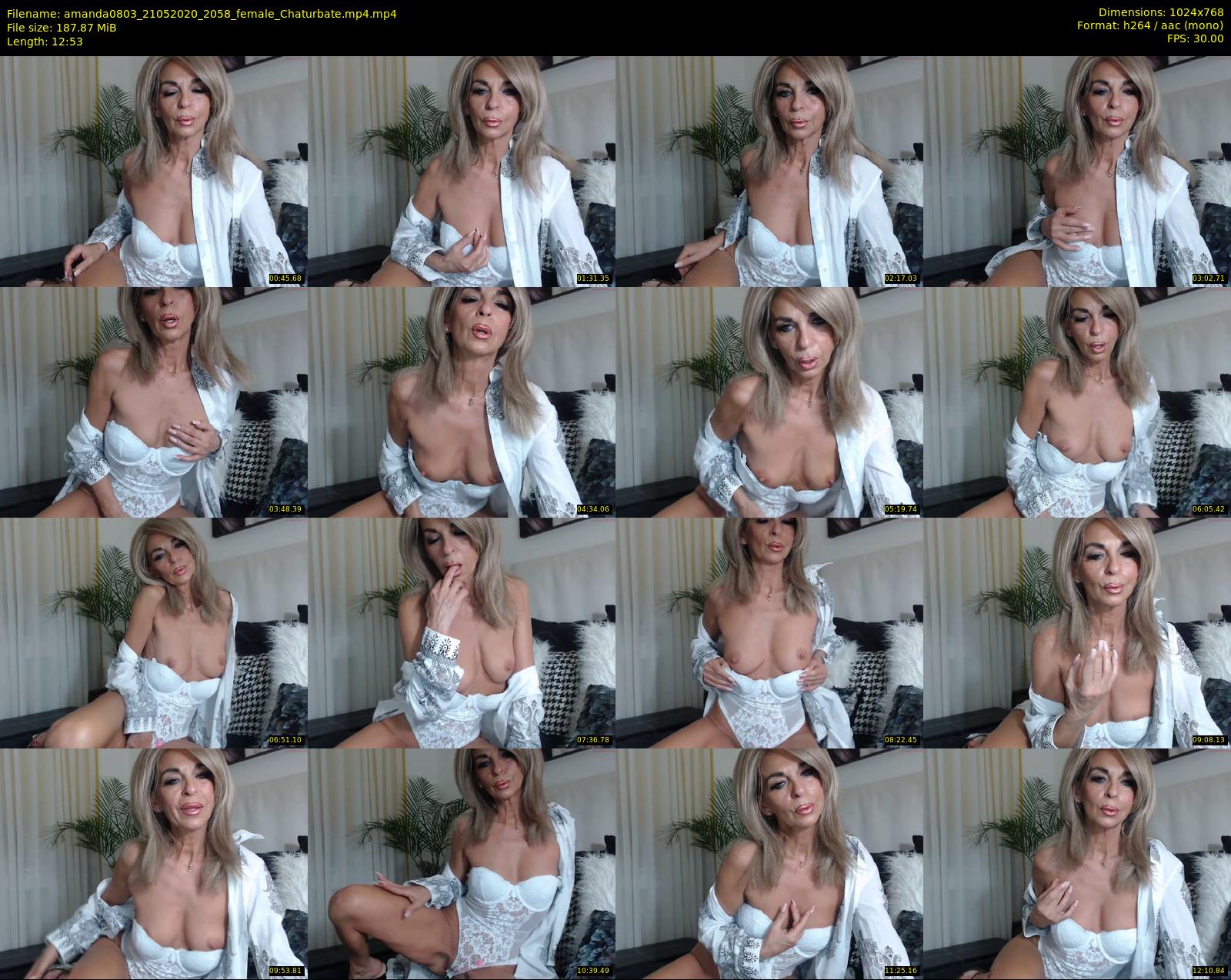 amanda0803 — 13 minute Chaturbate female cam show recording, 720p, May 21, 2020