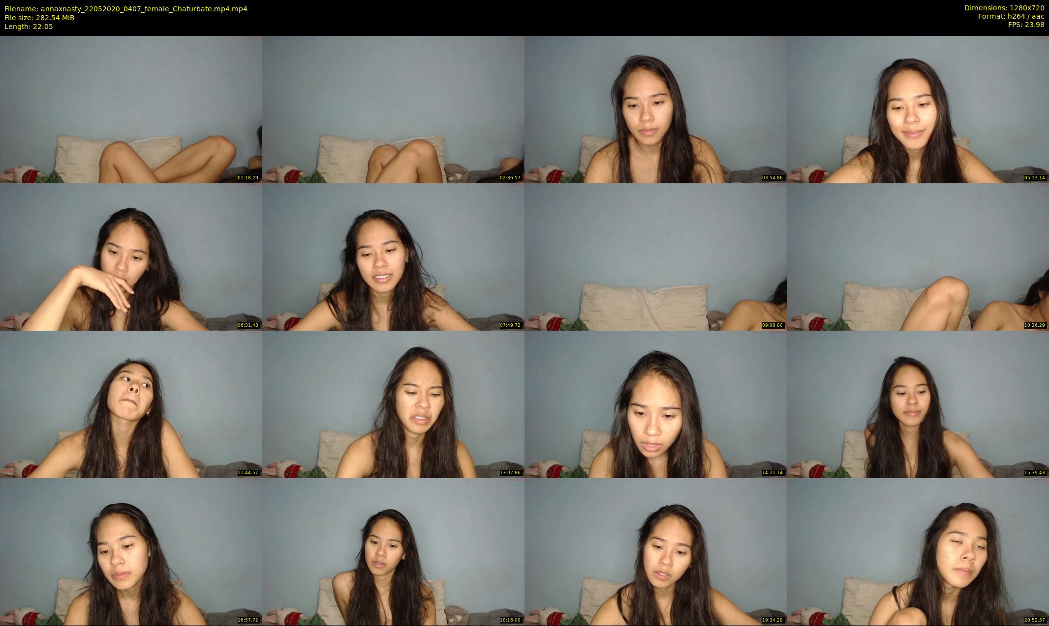 annaxnasty — 23 minute Chaturbate female cam show recording, 720p, May 22, 2020