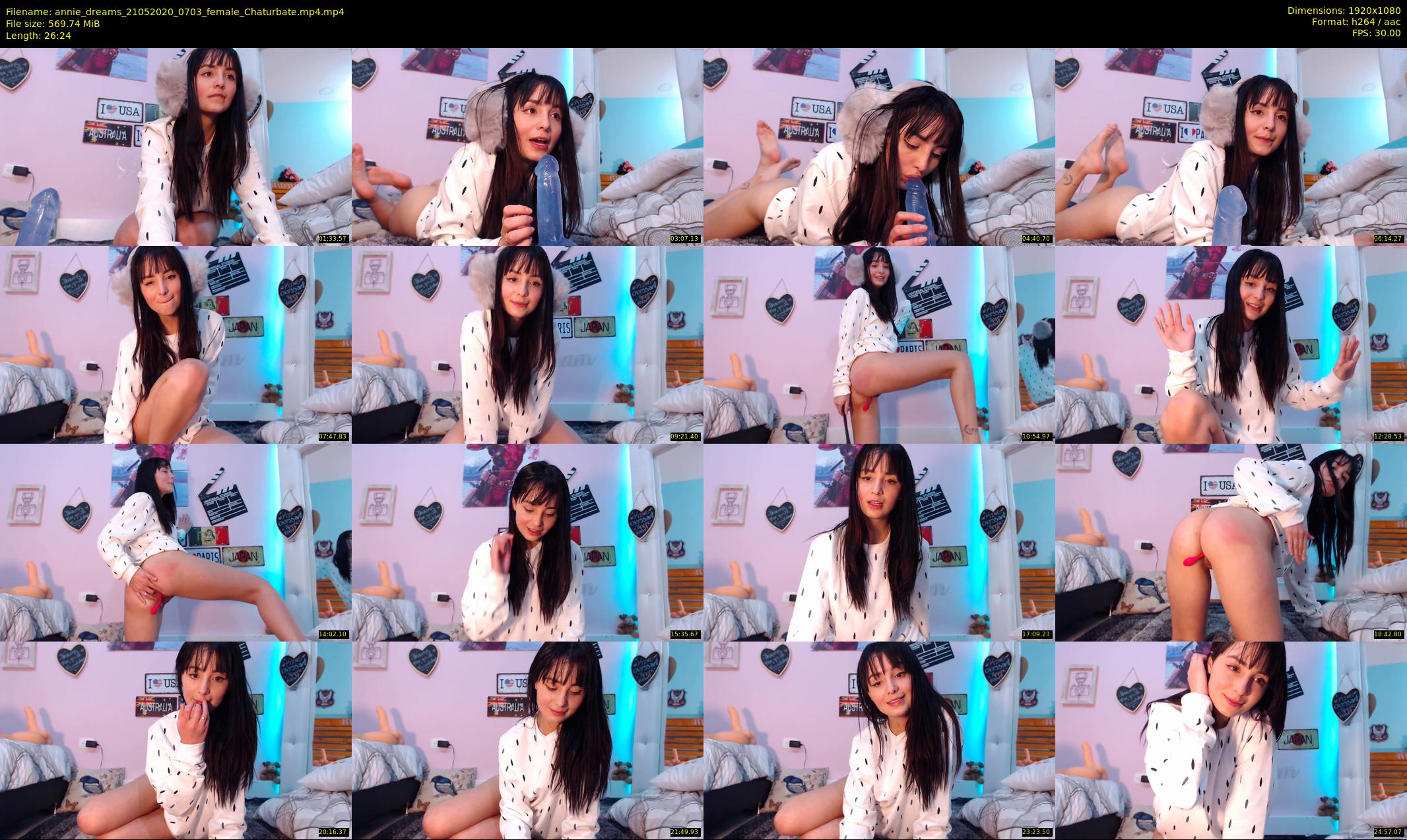 annie_dreams — 27 minute Chaturbate female cam show recording, 1080p, May 21, 2020