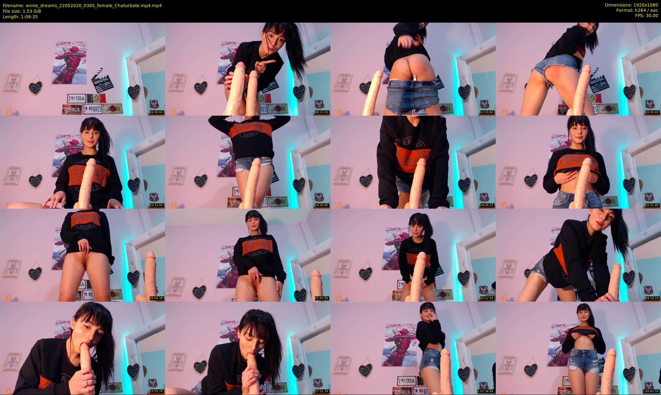 annie_dreams — 70 minute Chaturbate female cam show recording, 1080p, May 22, 2020