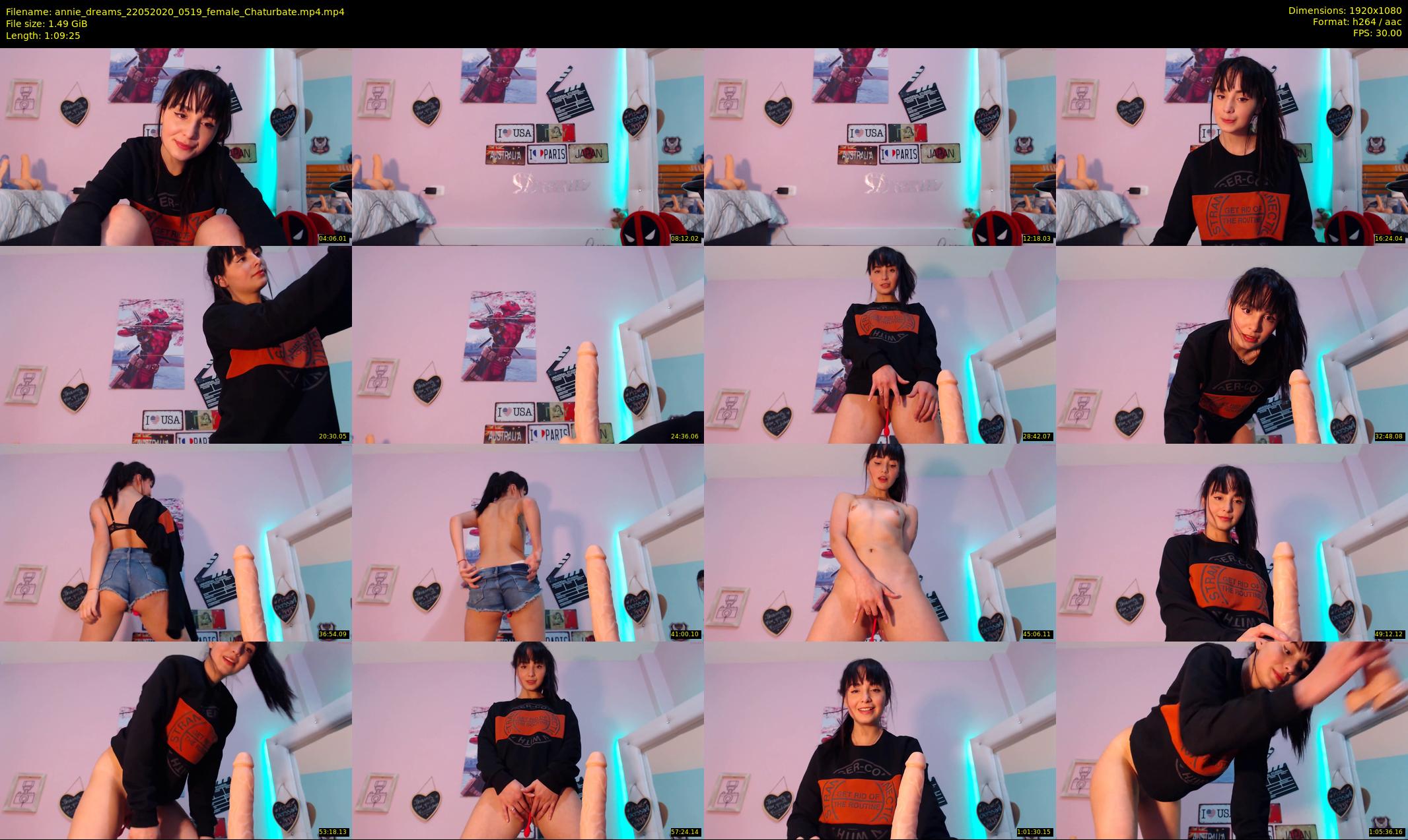 annie_dreams — 70 minute Chaturbate female cam show recording, 1080p, May 22, 2020