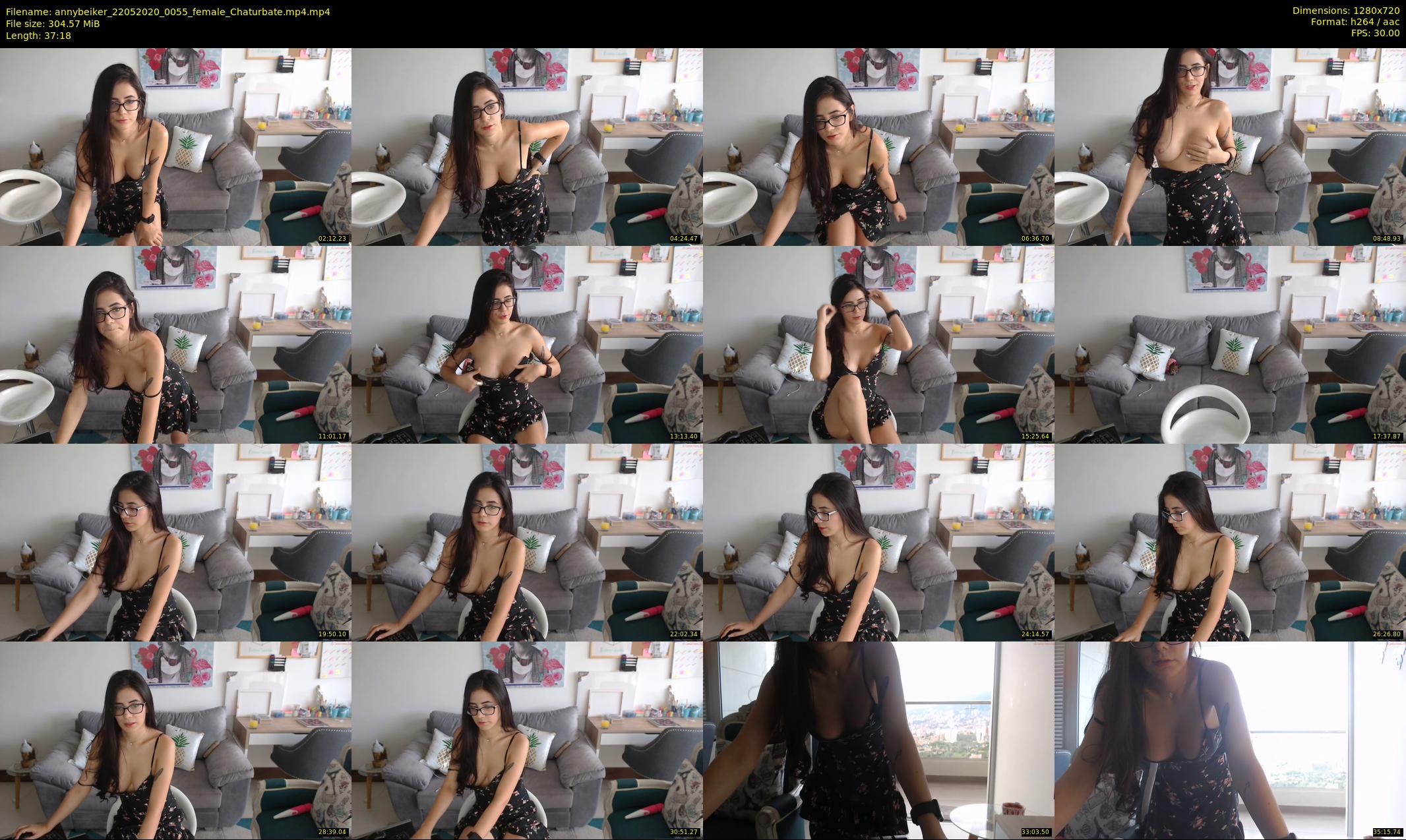 annybeiker — 38 minute Chaturbate female cam show recording, 720p, May 22, 2020