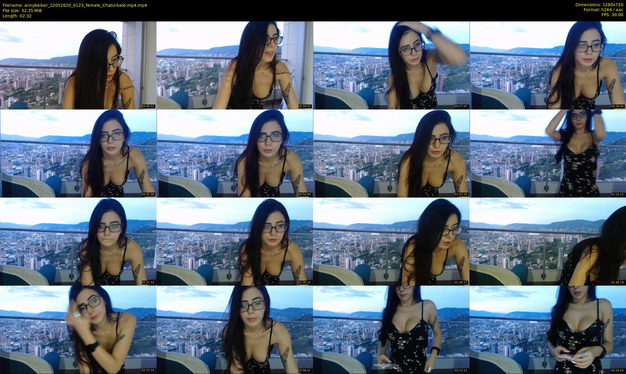 annybeiker — 3 minute Chaturbate female cam show recording, 720p, May 22, 2020