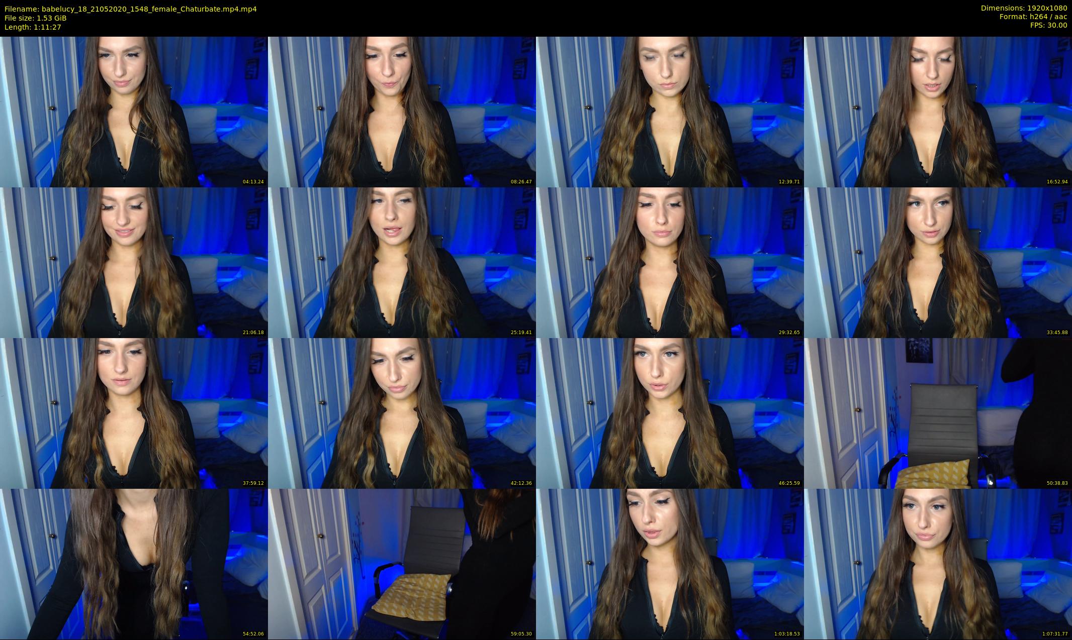 babelucy_18 — 72 minute Chaturbate female cam show recording, 1080p, May 21, 2020