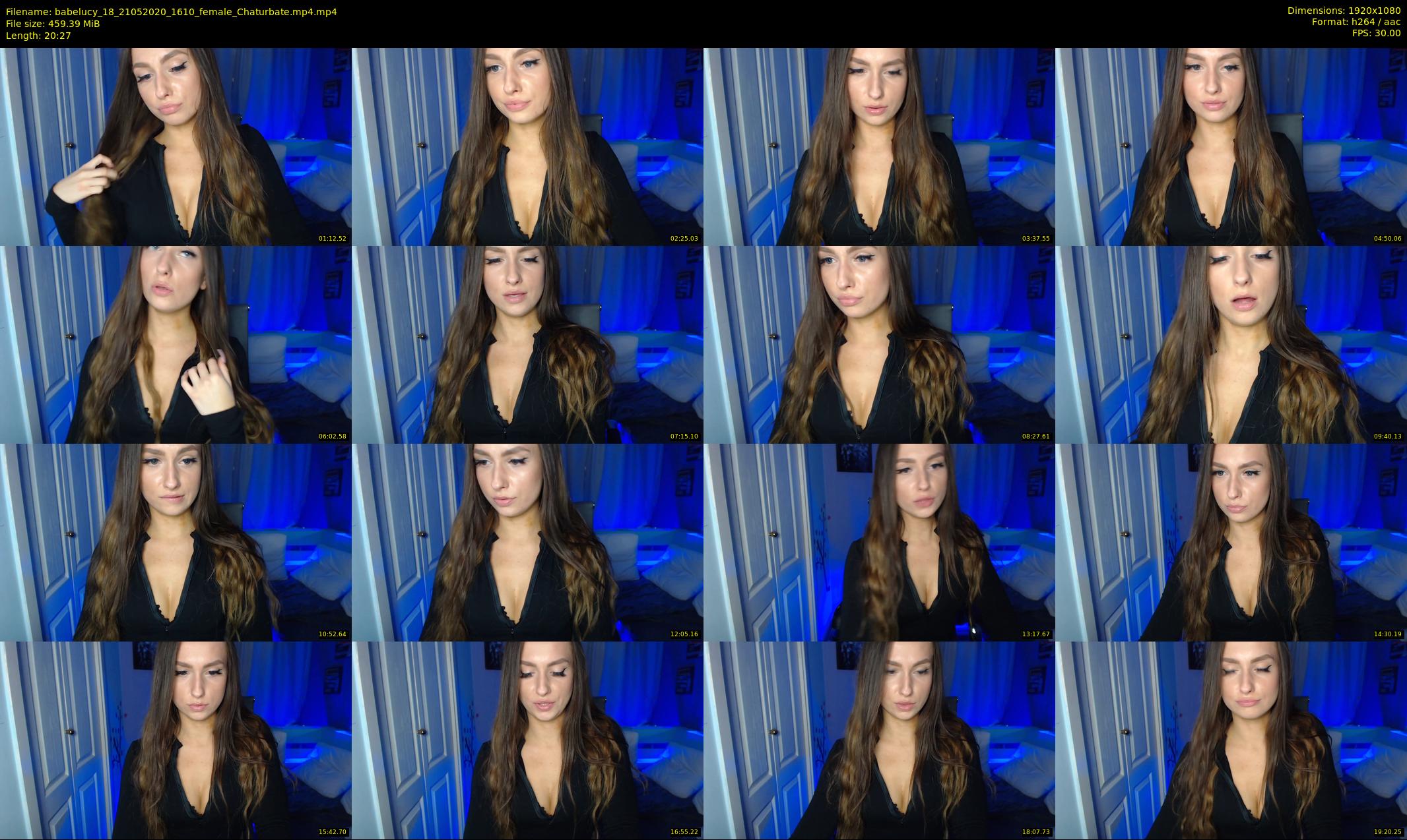 babelucy_18 — 21 minute Chaturbate female cam show recording, 1080p, May 21, 2020