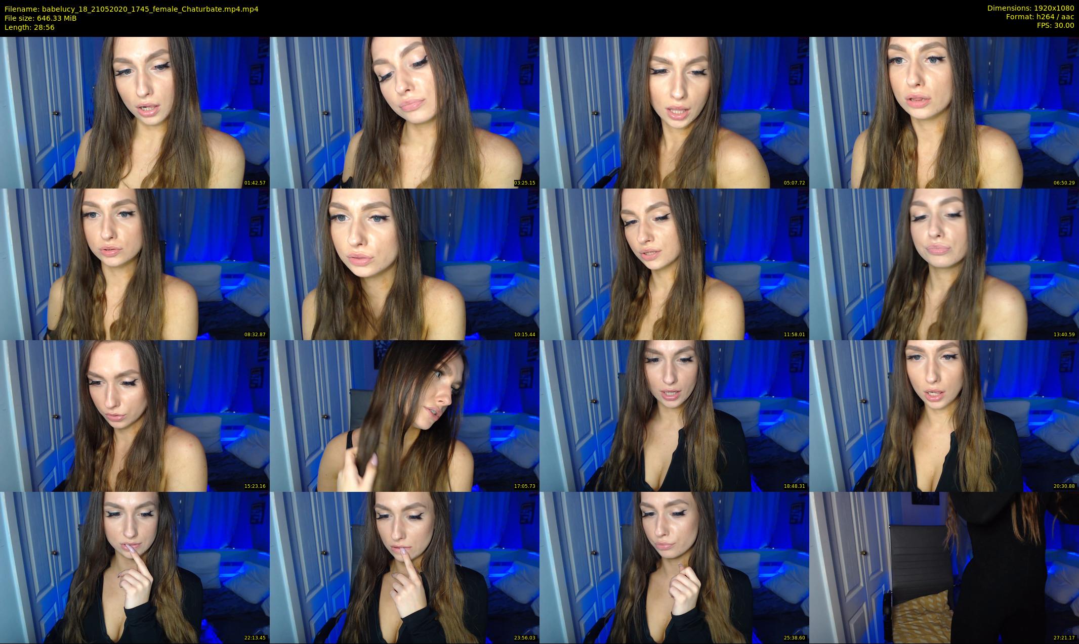 babelucy_18 — 29 minute Chaturbate female cam show recording, 1080p, May 21, 2020