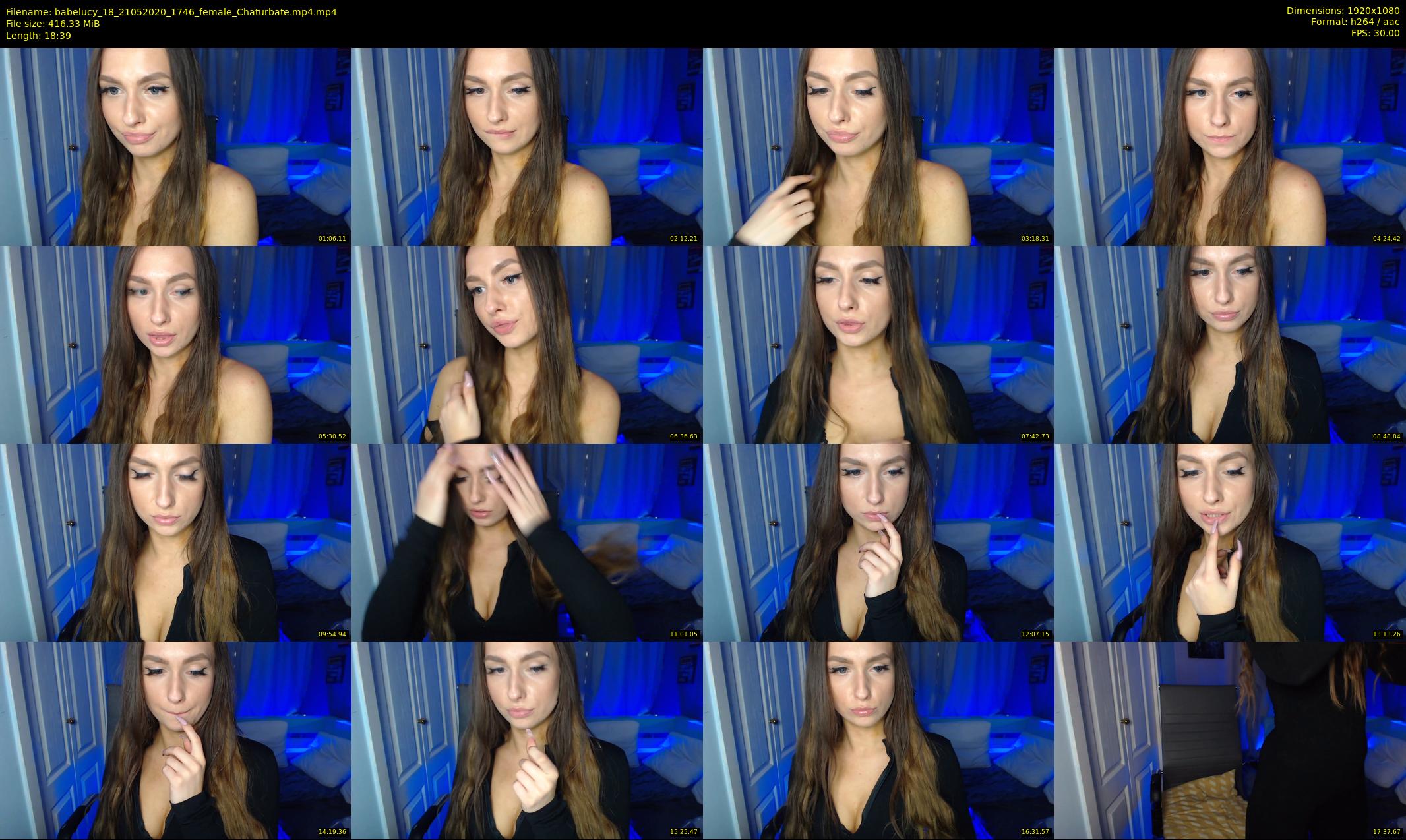 babelucy_18 — 19 minute Chaturbate female cam show recording, 1080p, May 21, 2020