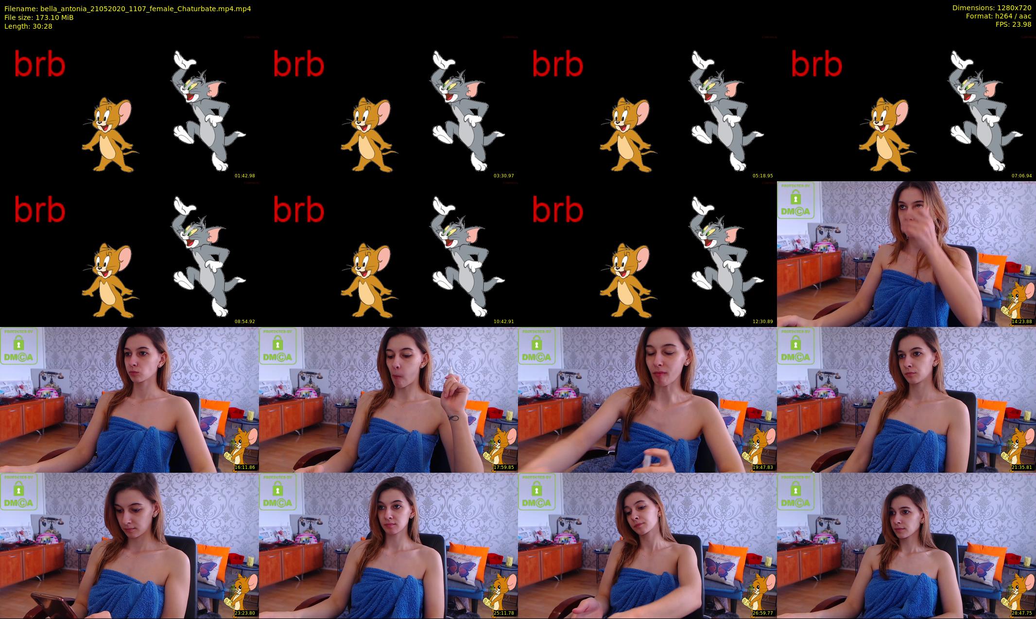 bella_antonia — 31 minute Chaturbate female cam show recording, 720p, May 21, 2020
