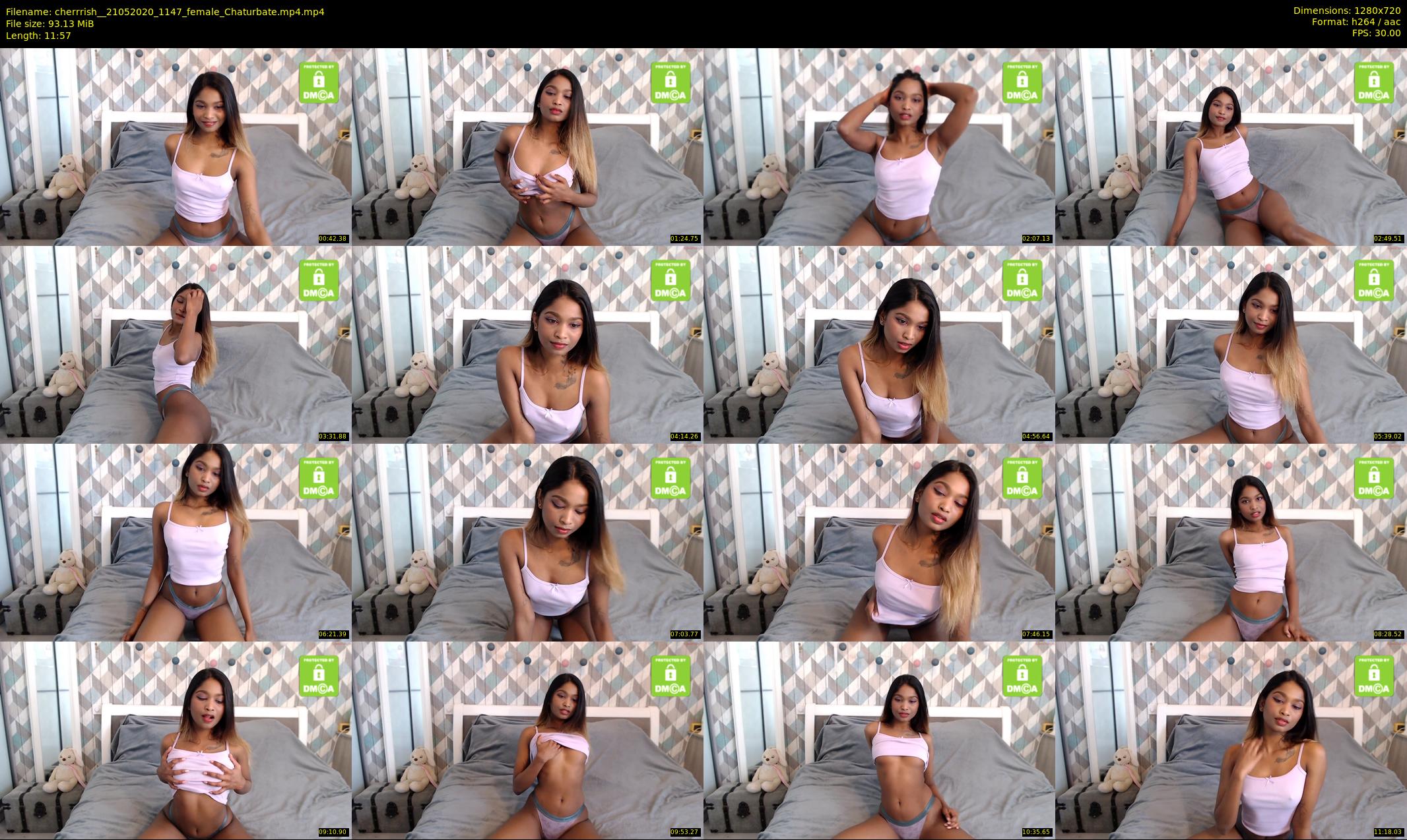 cherrrish_ — 12 minute Chaturbate female cam show recording, 720p, May 21, 2020