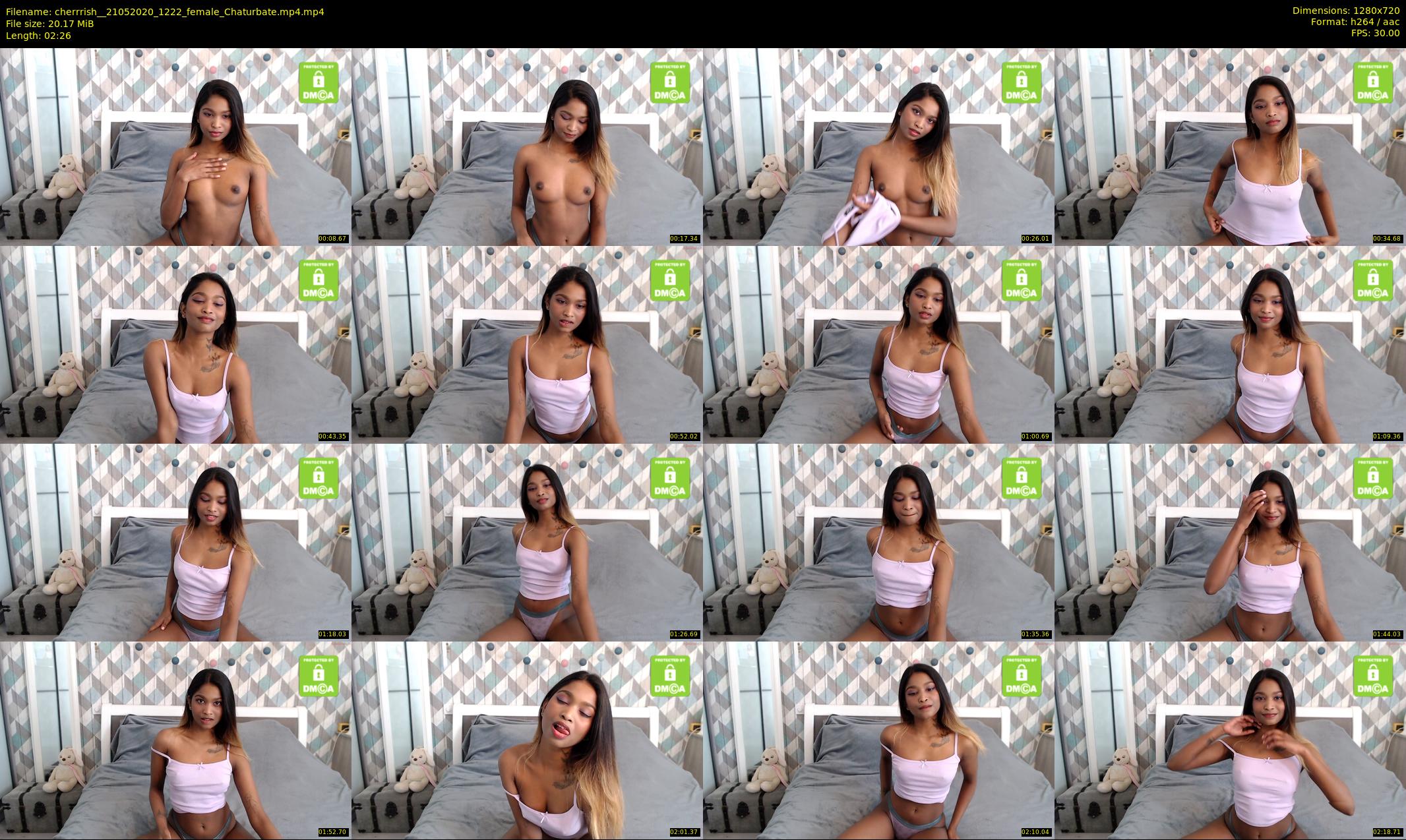 cherrrish_ — 3 minute Chaturbate female cam show recording, 720p, May 21, 2020
