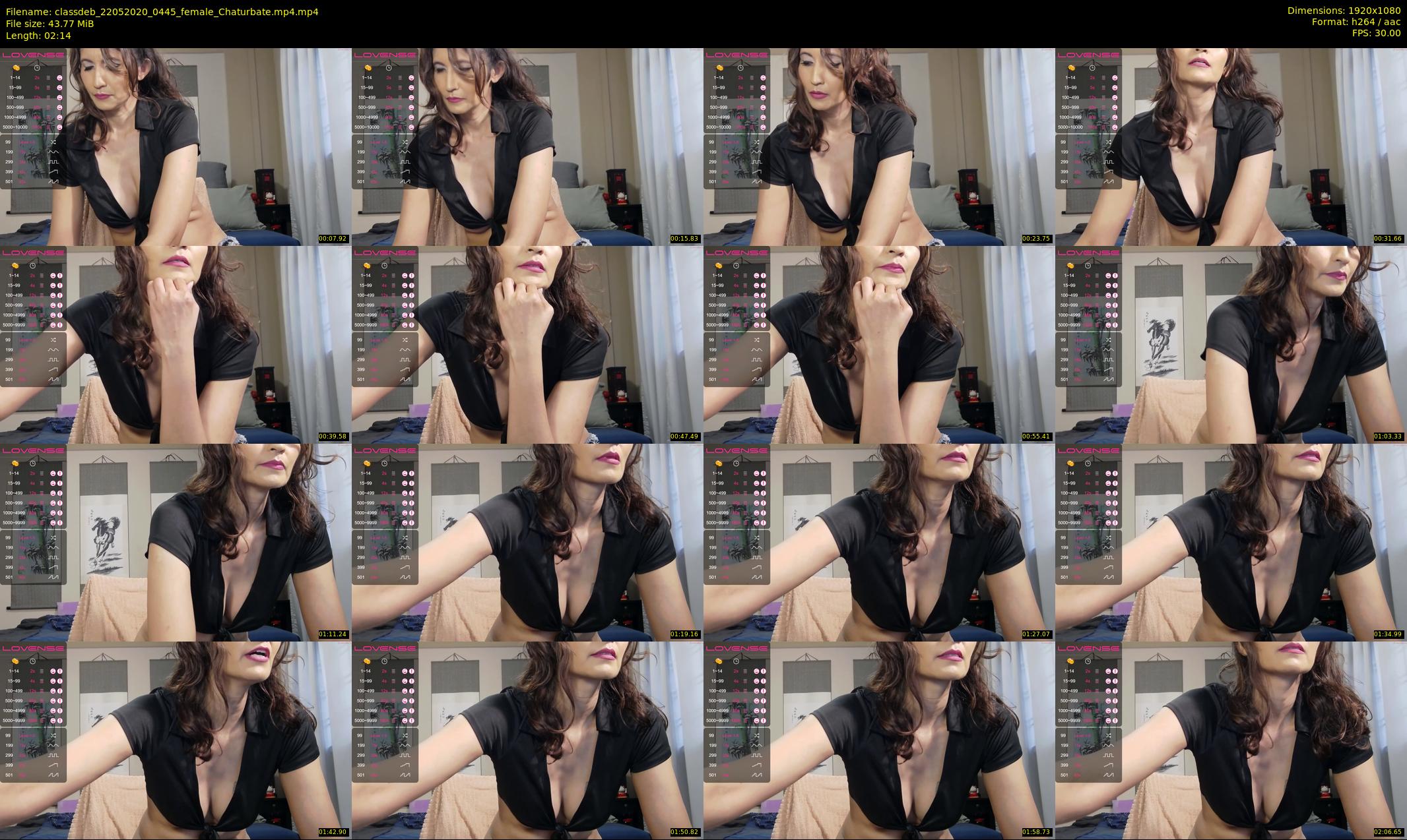 classdeb — 3 minute Chaturbate female cam show recording, 1080p, May 22, 2020