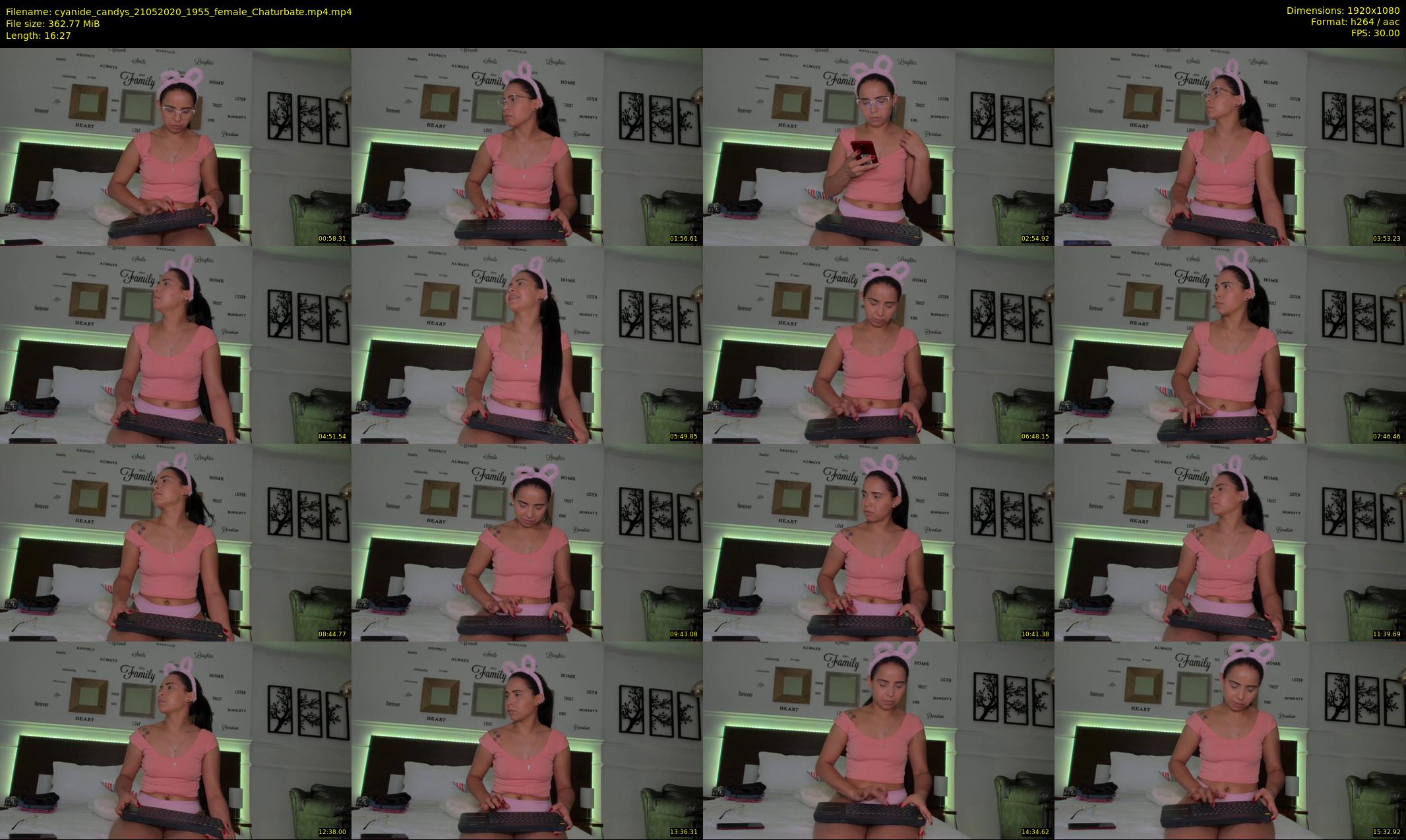 cyanide_candys — 17 minute Chaturbate female cam show recording, 1080p, May 21, 2020