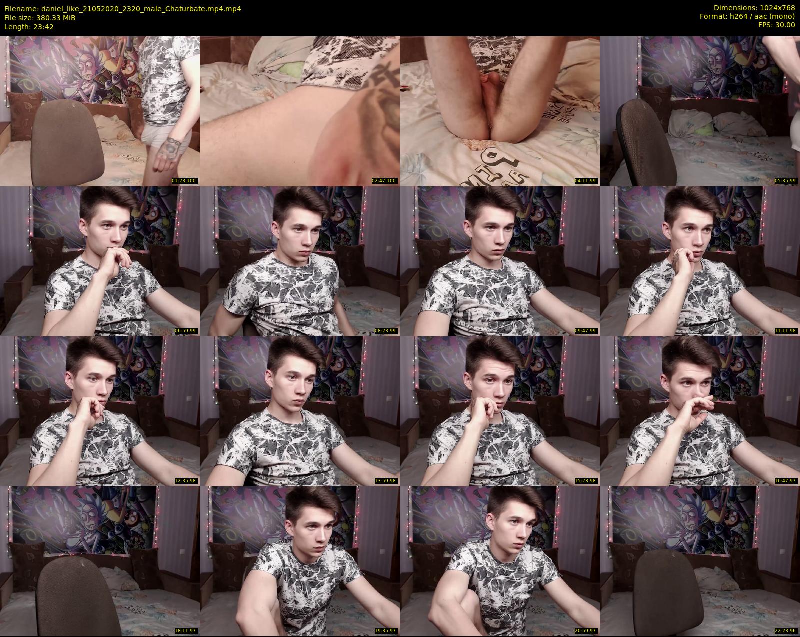 daniel_like — 24 minute Chaturbate male cam show recording, 720p, May 21, 2020