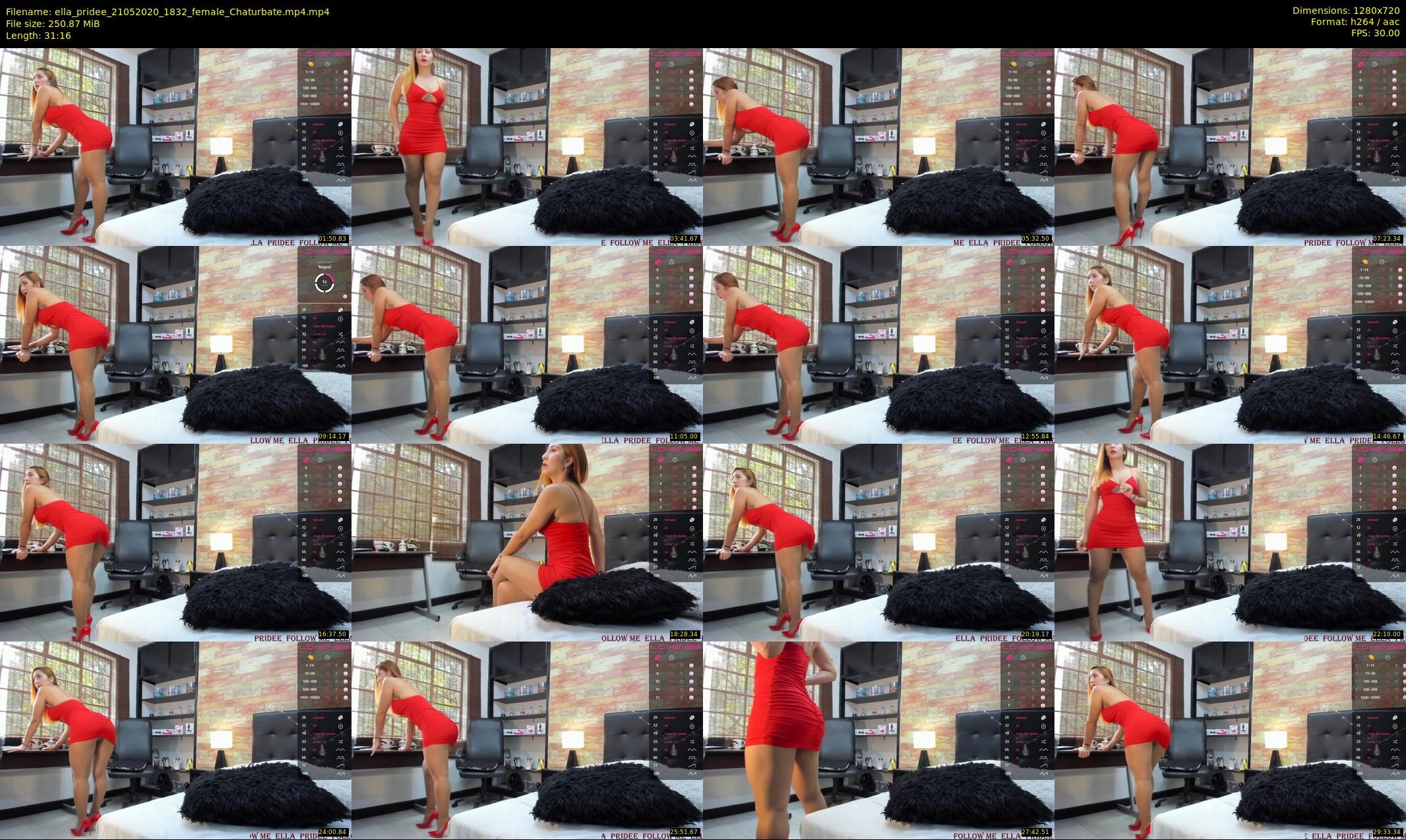 ella_pridee — 32 minute Chaturbate female cam show recording, 720p, May 21, 2020
