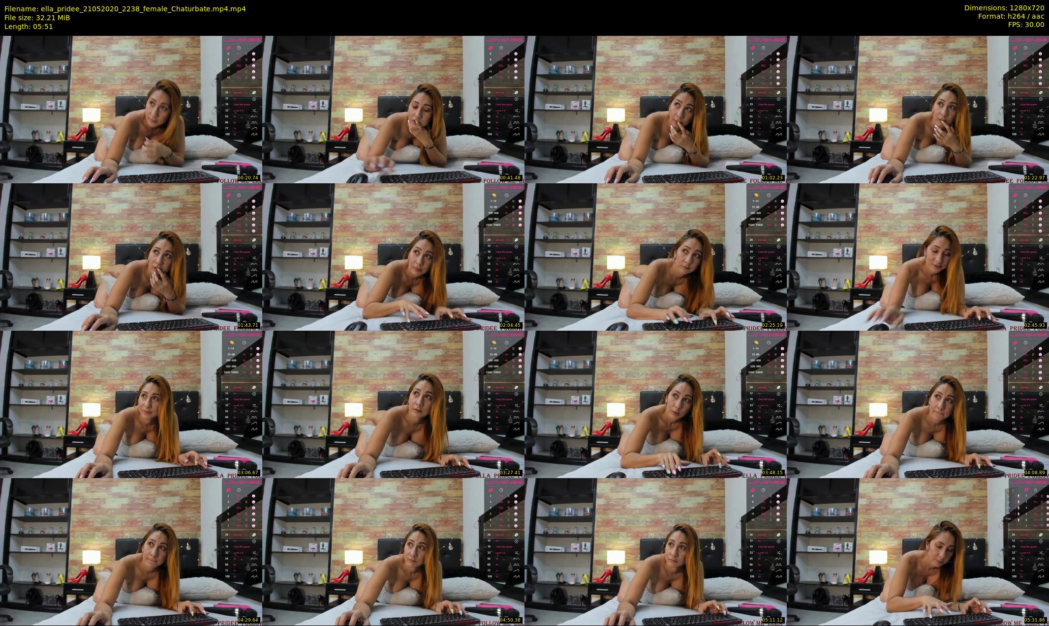 ella_pridee — 6 minute Chaturbate female cam show recording, 720p, May 21, 2020
