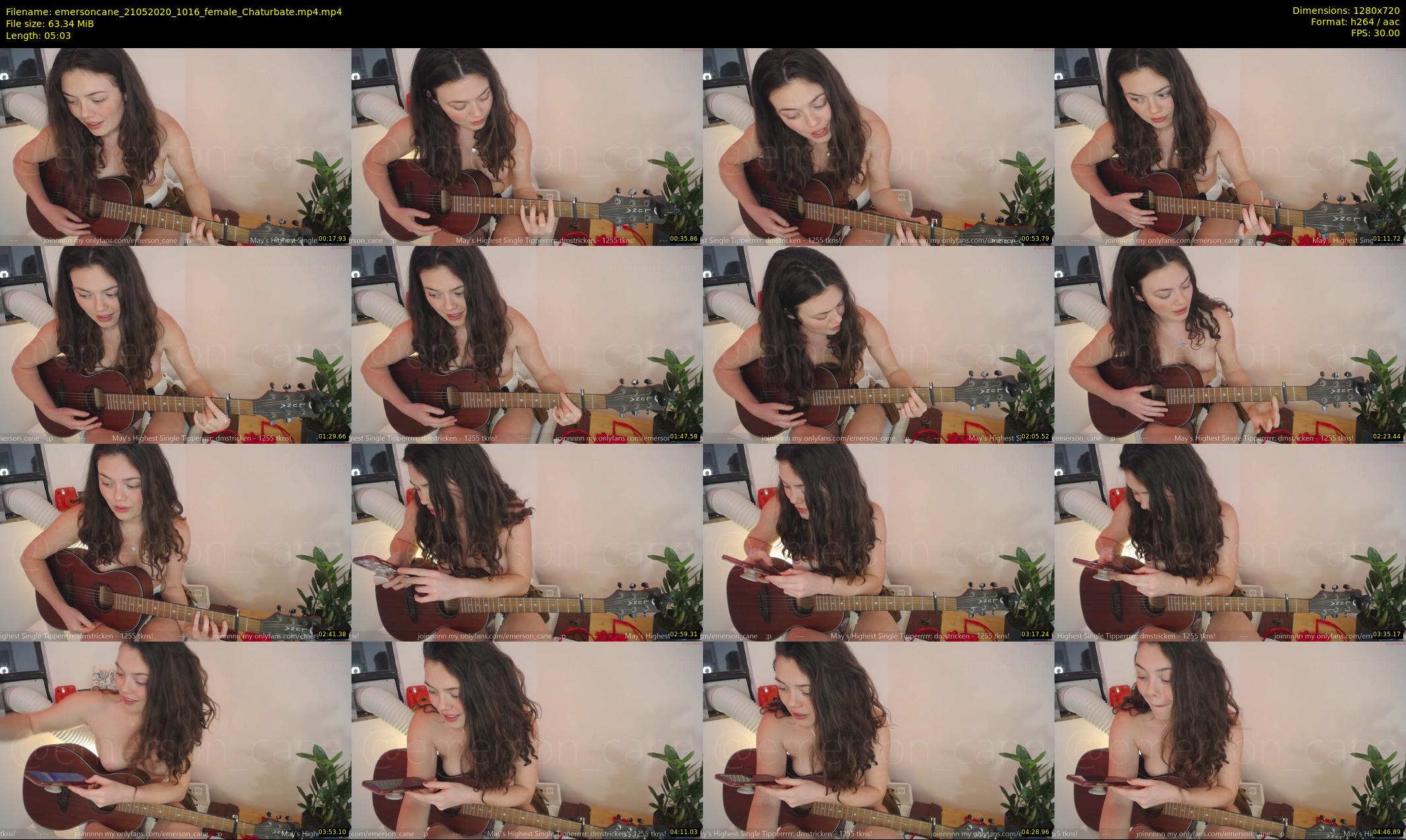 emersoncane — 6 minute Chaturbate female cam show recording, 720p, May 21, 2020